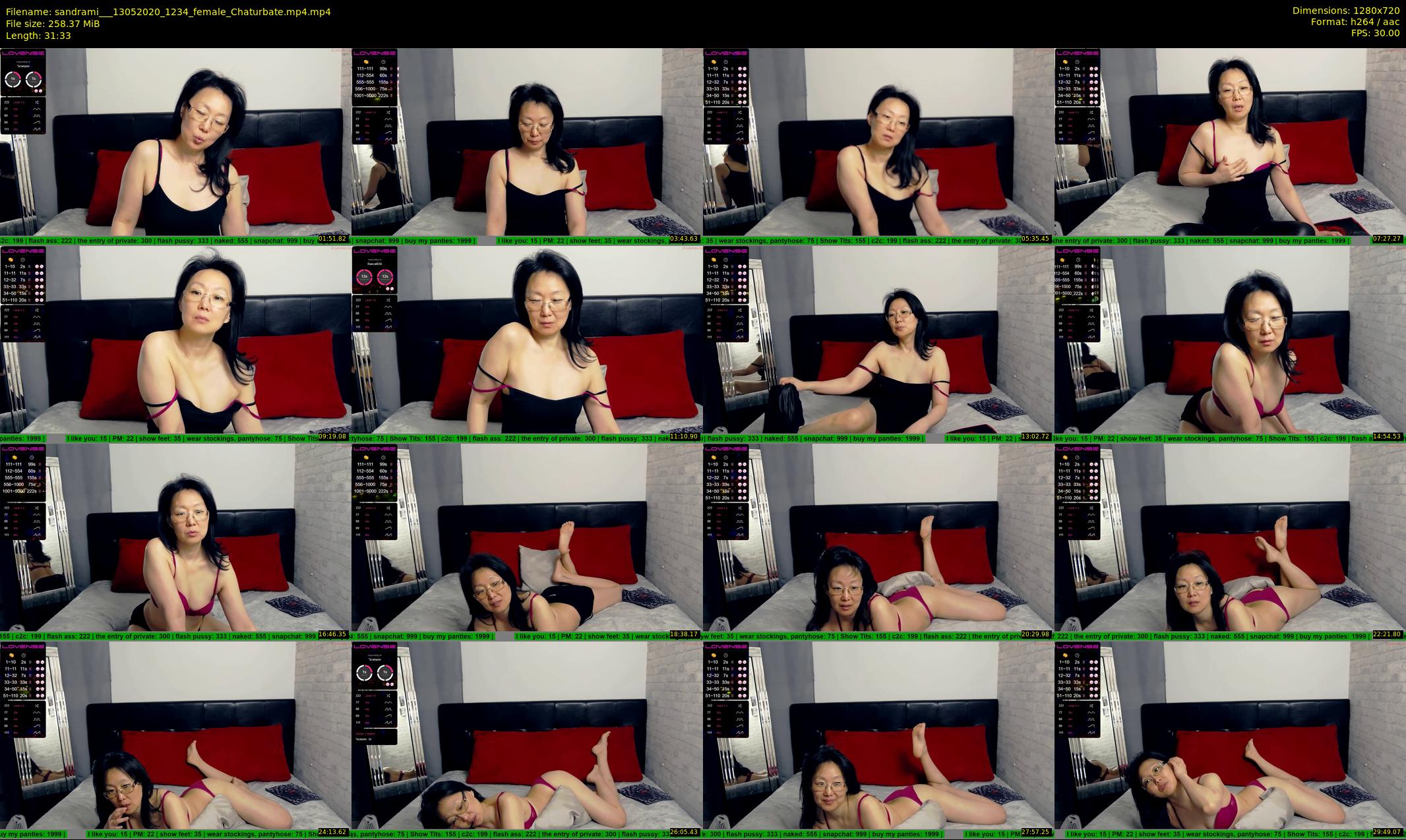 sandrami__ — 32 minute Chaturbate female cam show recording, 720p, May 13, 2020