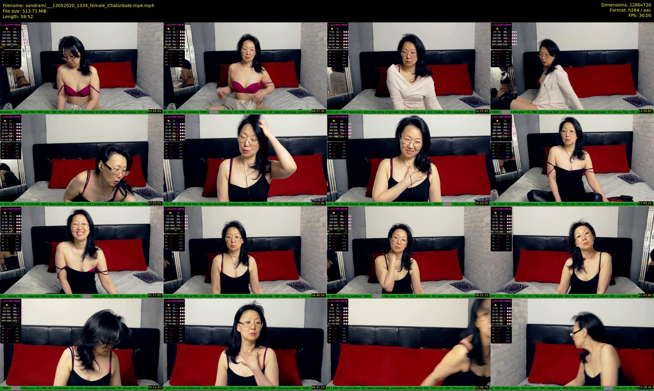 sandrami__ — 59 minute Chaturbate female cam show recording, 720p, May 13, 2020