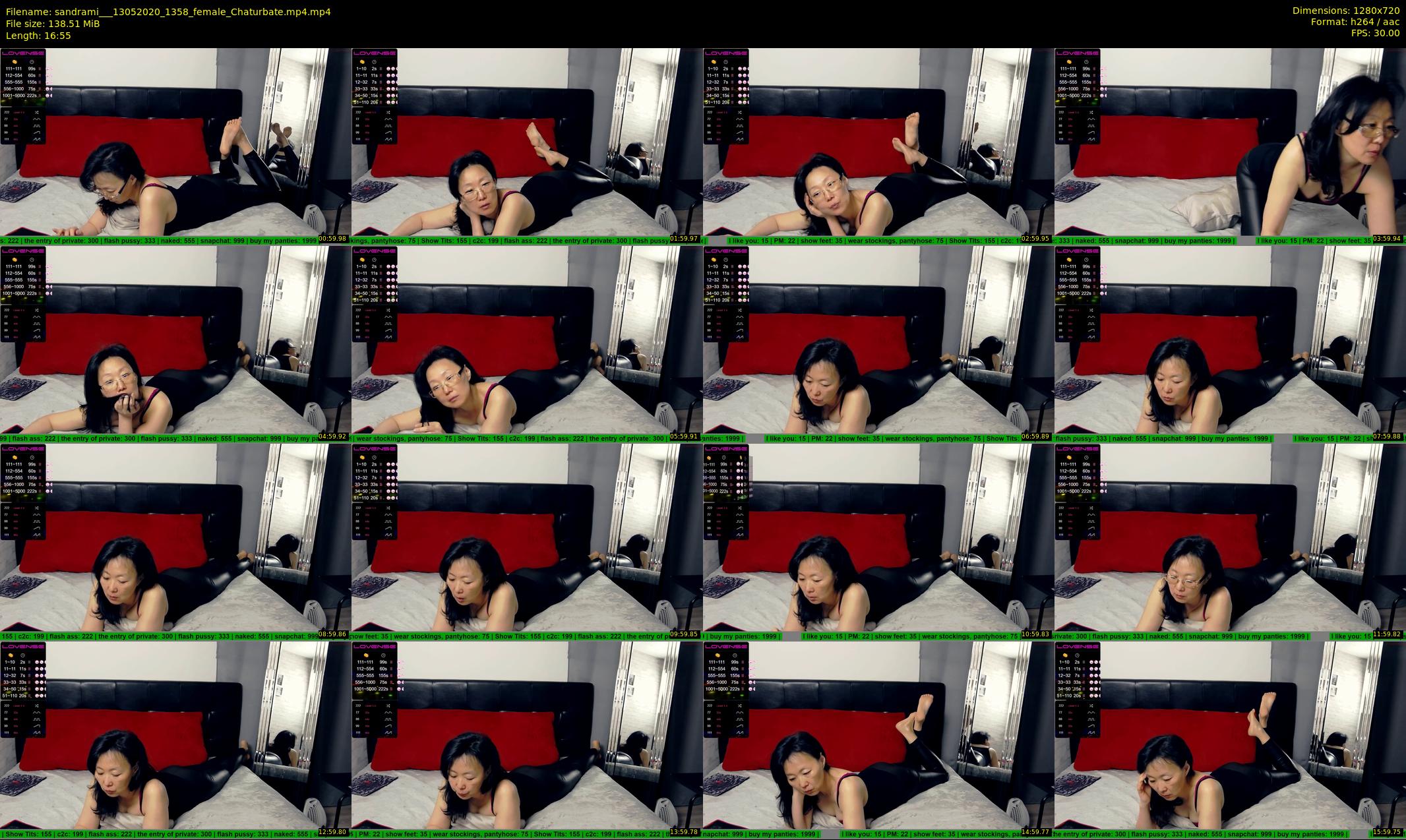 sandrami__ — 17 minute Chaturbate female cam show recording, 720p, May 13, 2020