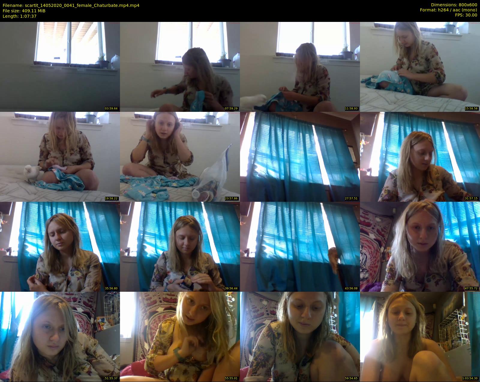 scartit — 68 minute Chaturbate female cam show recording, 480p, May 14, 2020