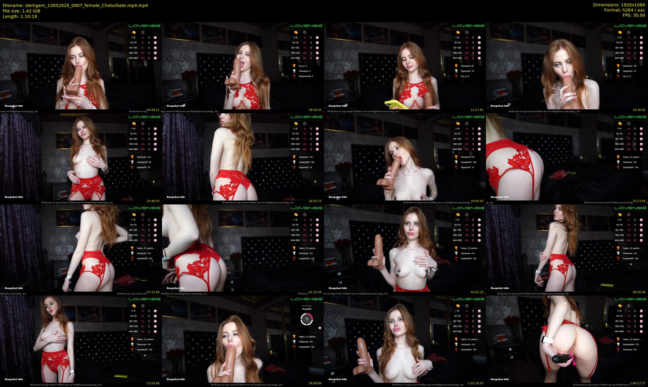 slemgem — 71 minute Chaturbate couple cam show recording, 1080p, May 13, 2020