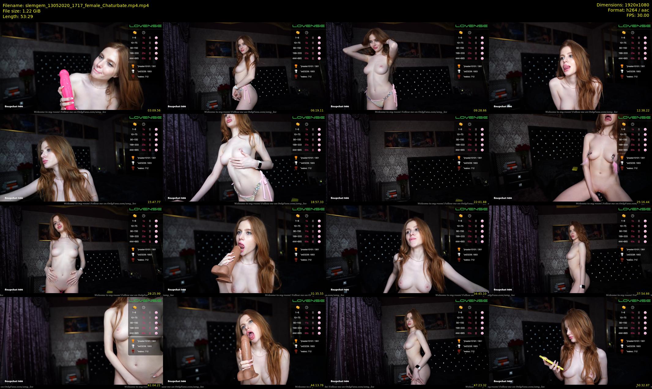 slemgem — 54 minute Chaturbate couple cam show recording, 1080p, May 13, 2020