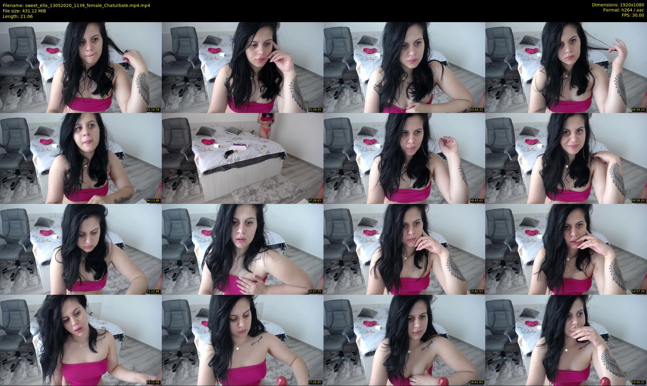 sweet_ella — 22 minute Chaturbate female cam show recording, 1080p, May 13, 2020