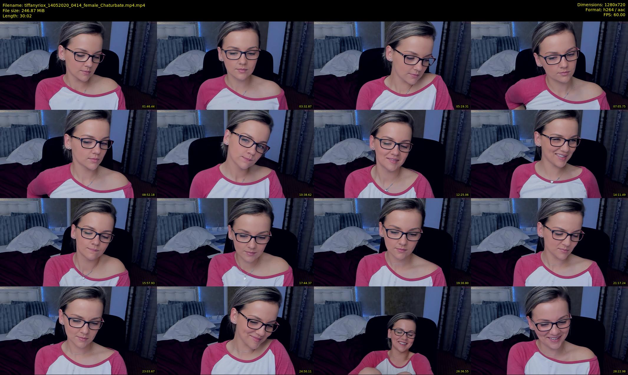 tiffanyriox — 31 minute Chaturbate female cam show recording, 720p, May 14, 2020