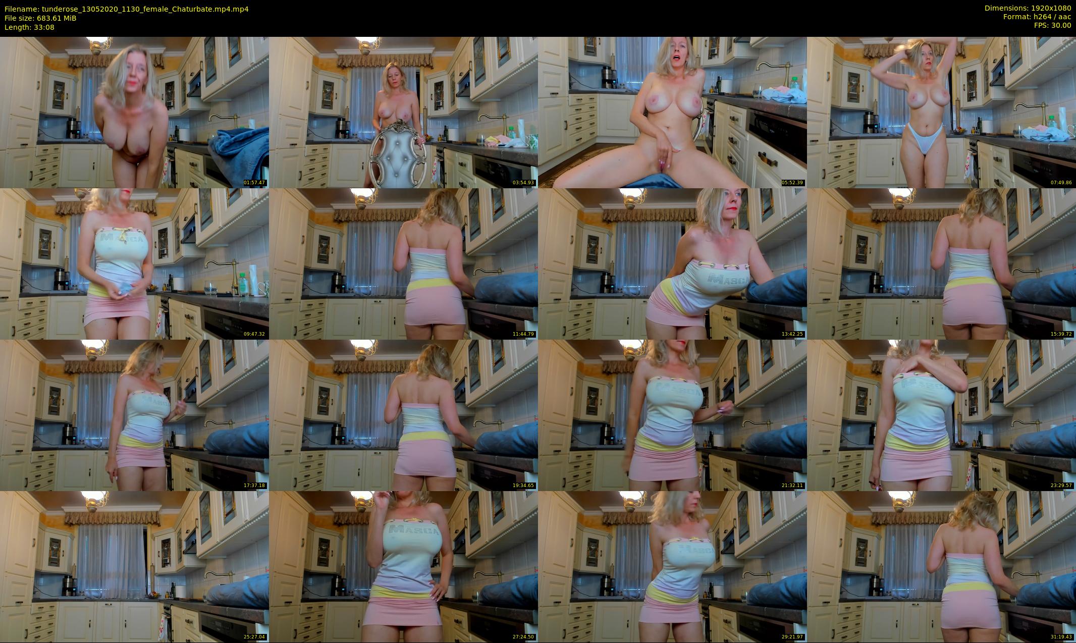 tunderose — 34 minute Chaturbate female cam show recording, 1080p, May 13, 2020