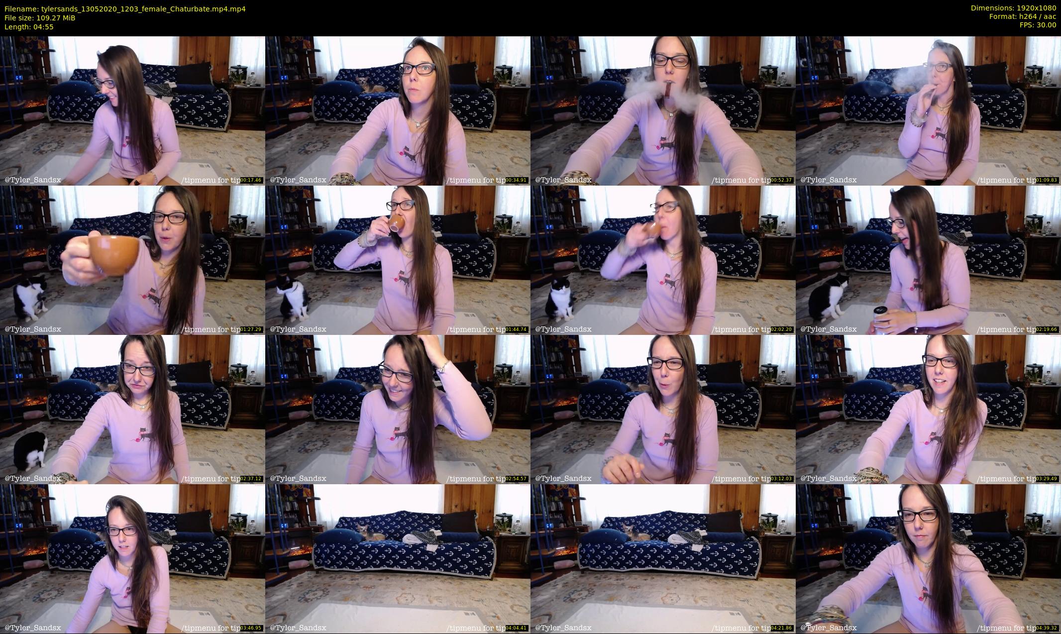 tylersands — 5 minute Chaturbate female cam show recording, 1080p, May 13, 2020