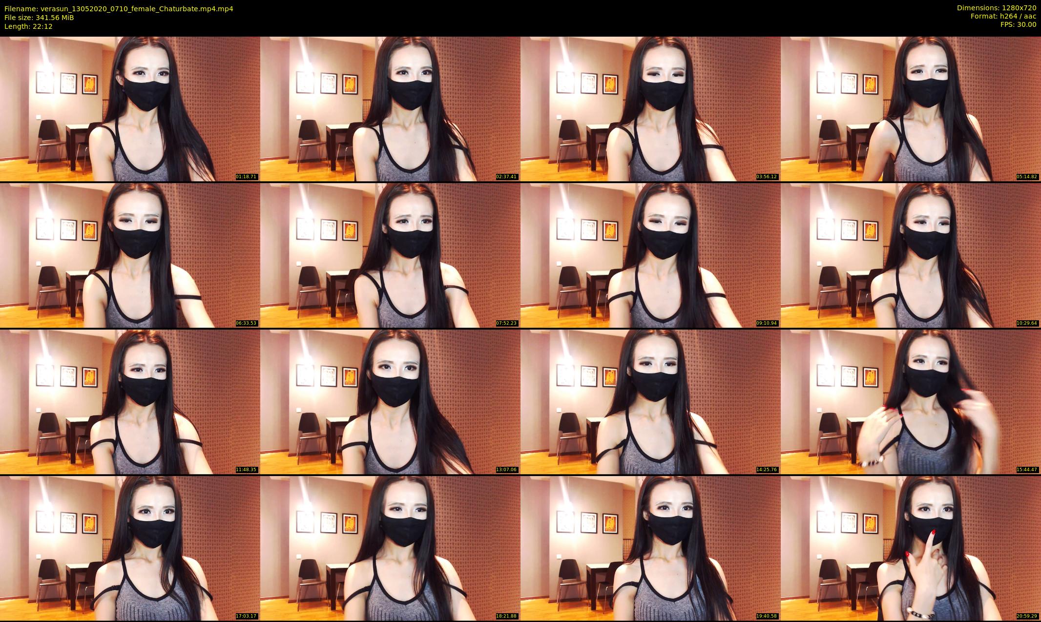 verasun — 23 minute Chaturbate female cam show recording, 720p, May 13, 2020