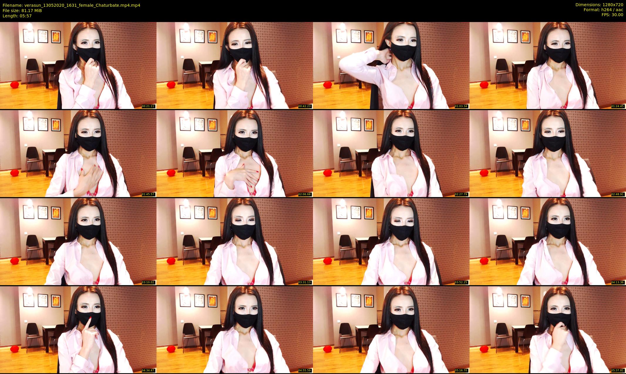 verasun — 6 minute Chaturbate female cam show recording, 720p, May 13, 2020