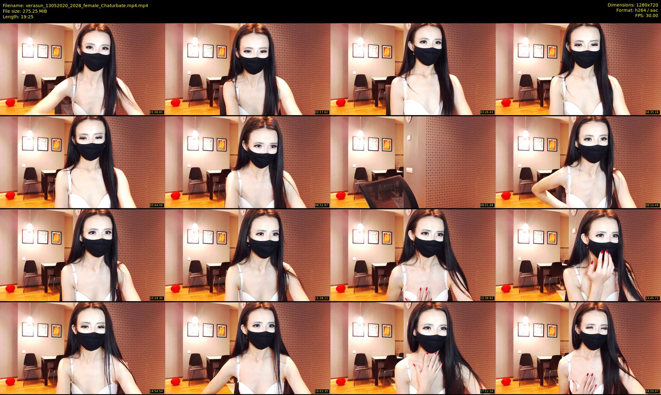 verasun — 20 minute Chaturbate female cam show recording, 720p, May 13, 2020