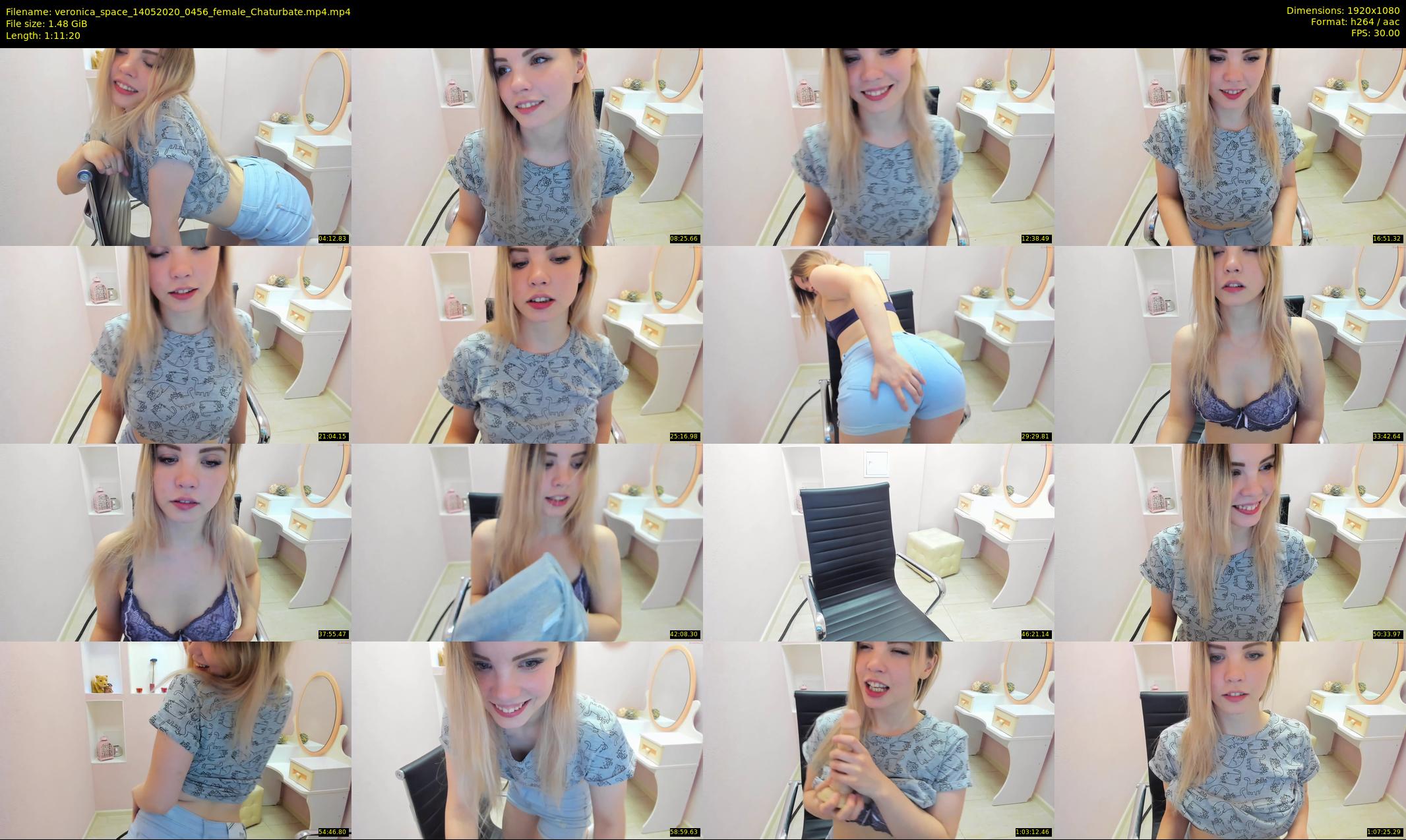veronica_space — 72 minute Chaturbate female cam show recording, 1080p, May 14, 2020
