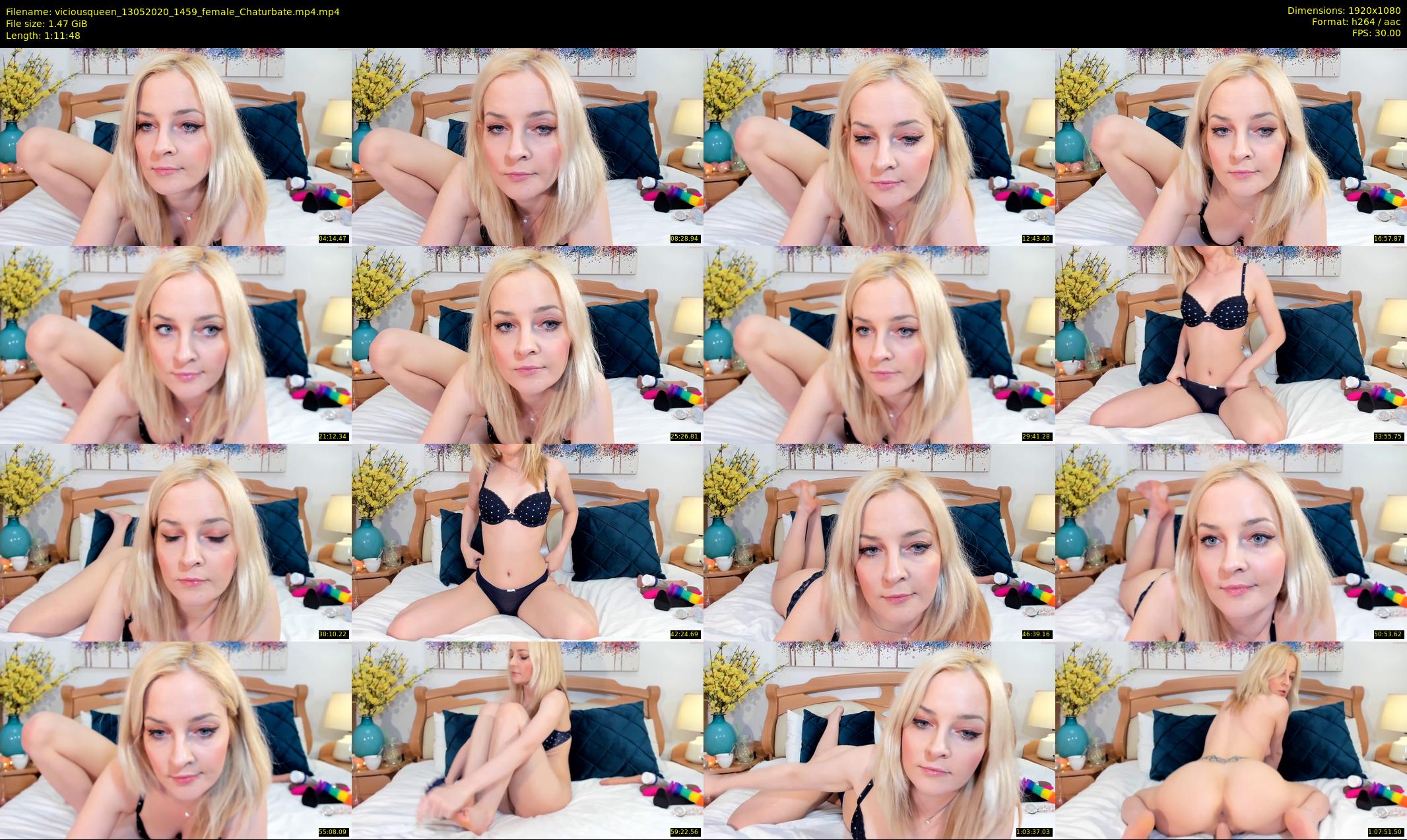 viciousqueen — 72 minute Chaturbate female cam show recording, 1080p, May 13, 2020