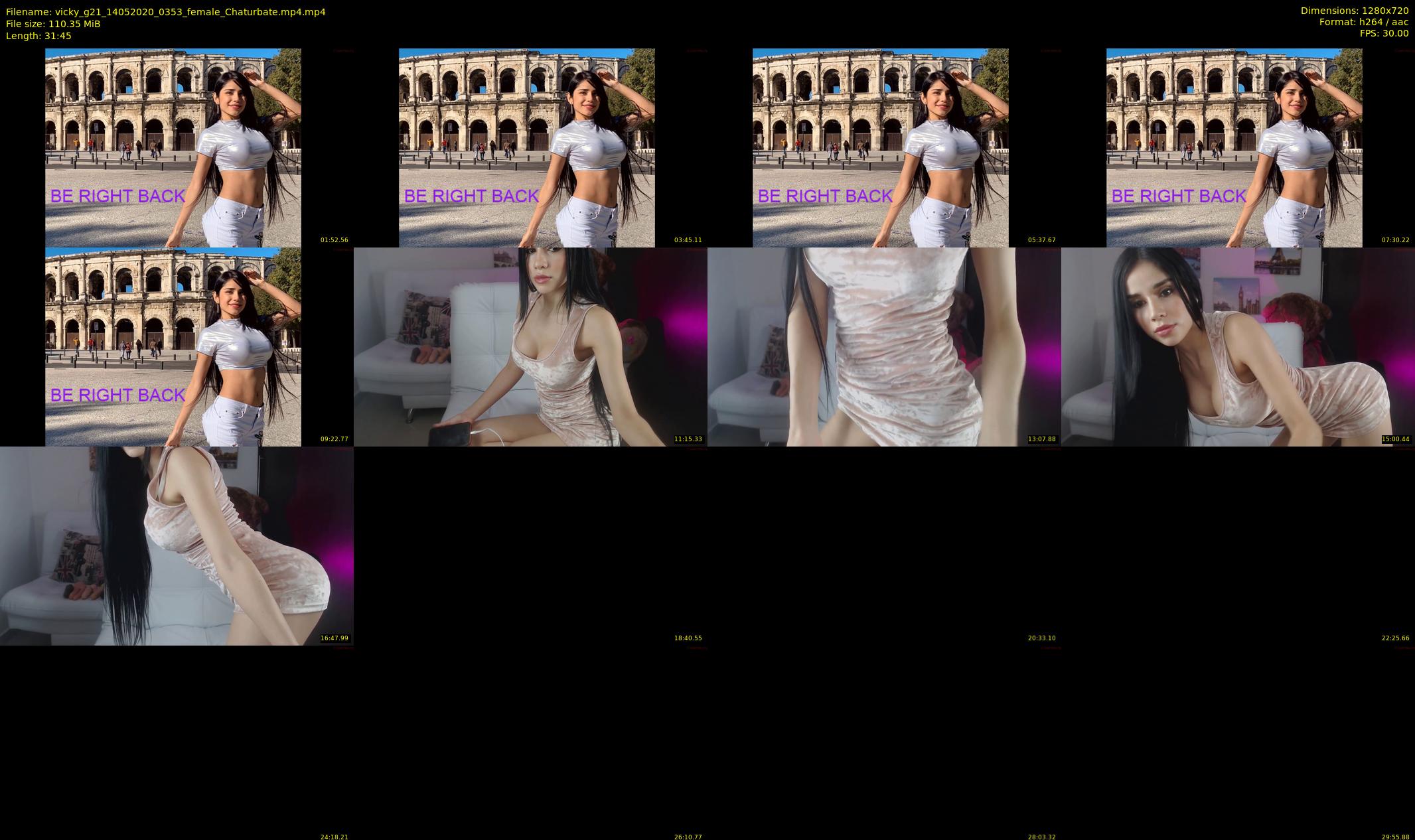 vicky_g21 — 32 minute Chaturbate female cam show recording, 720p, May 14, 2020