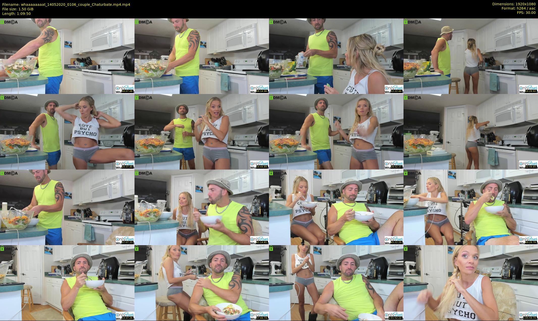 whaaaaaaaat — 70 minute Chaturbate couple cam show recording, 1080p, May 14, 2020