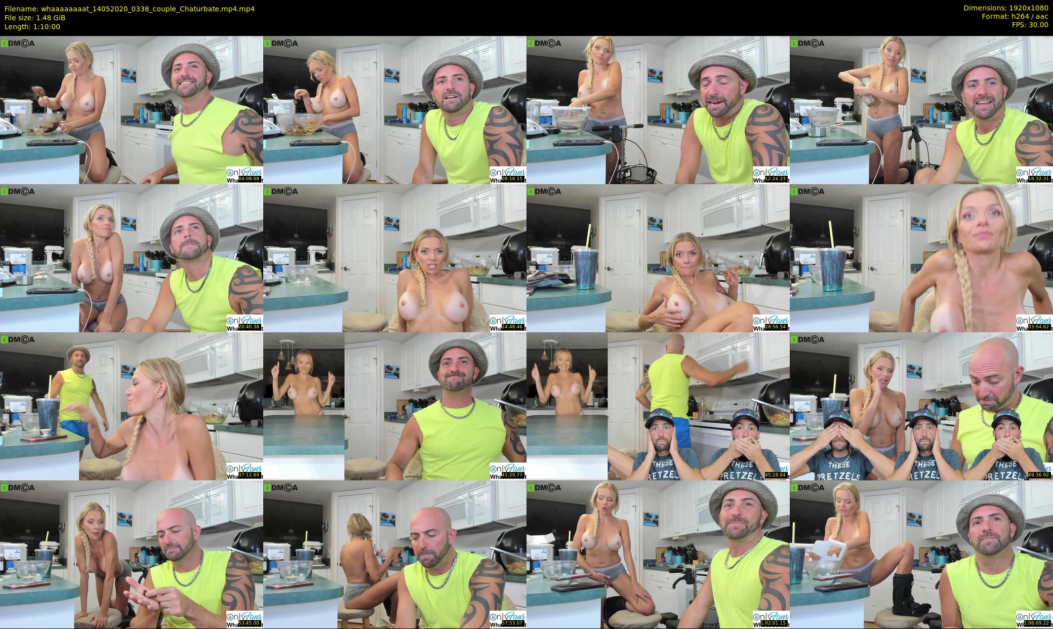 whaaaaaaaat — 70 minute Chaturbate couple cam show recording, 1080p, May 14, 2020