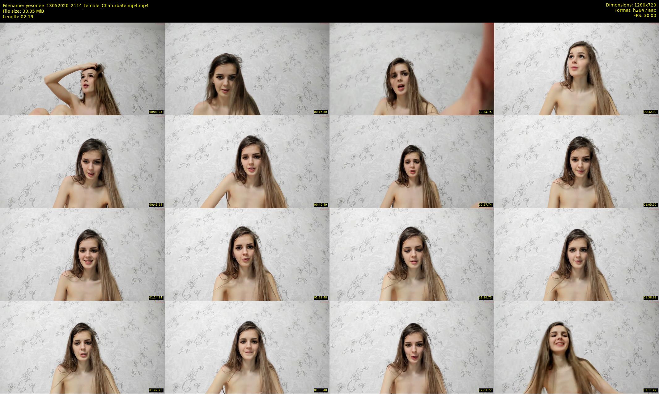 yesonee — 3 minute Chaturbate female cam show recording, 720p, May 13, 2020