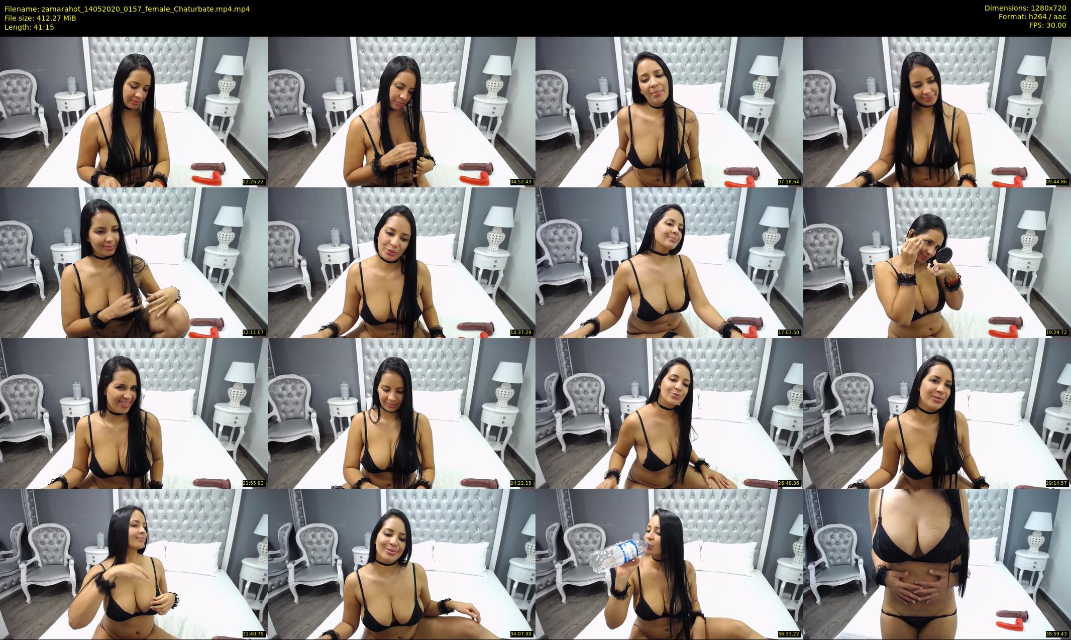 zamarahot — 42 minute Chaturbate female cam show recording, 720p, May 14, 2020