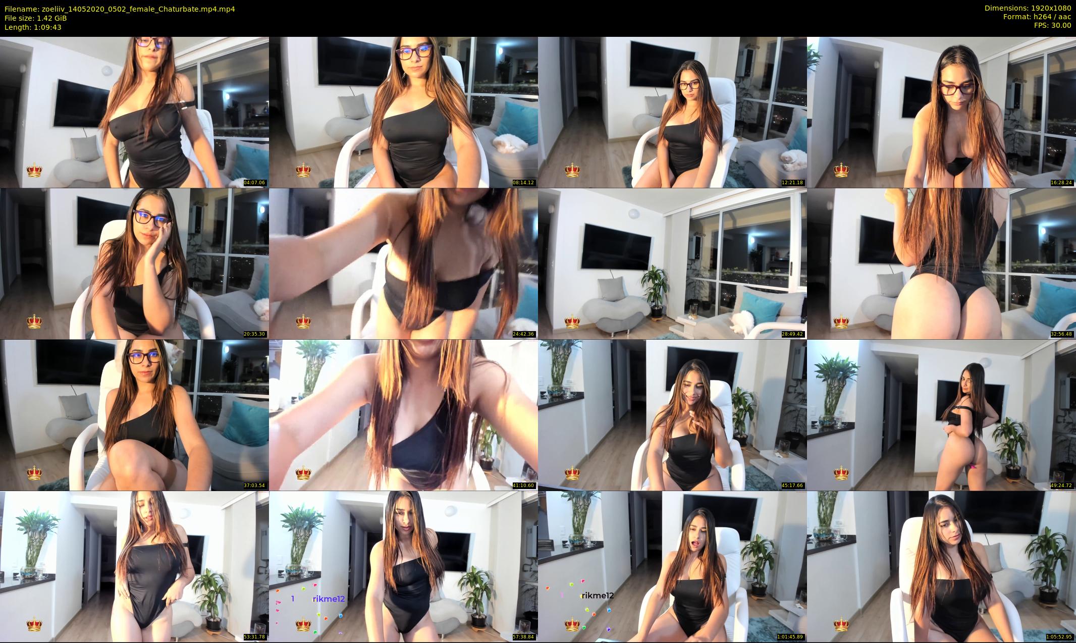 zoeliiv — 70 minute Chaturbate female cam show recording, 1080p, May 14, 2020