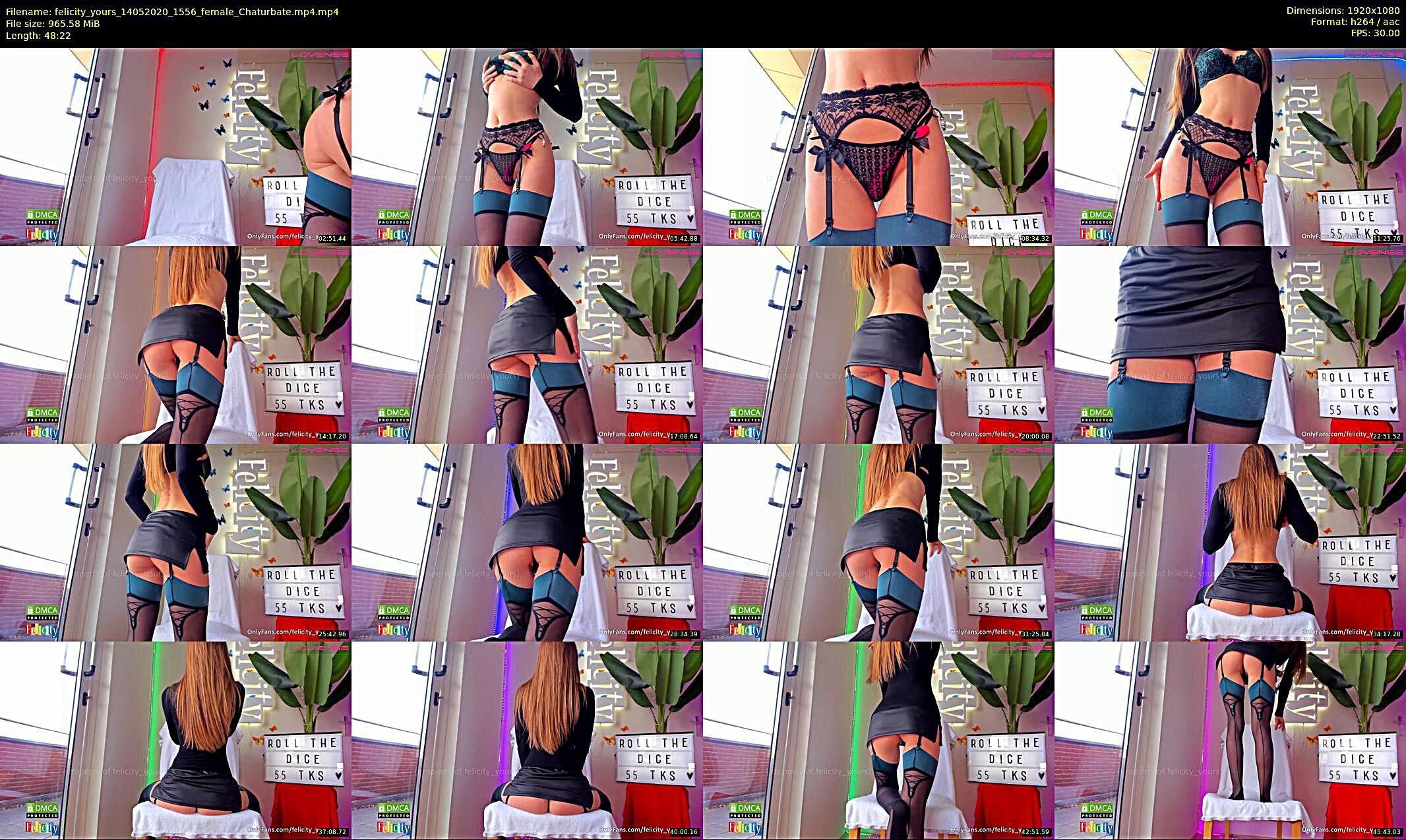 felicity_yours — 49 minute Chaturbate female cam show recording, 1080p, May 14, 2020