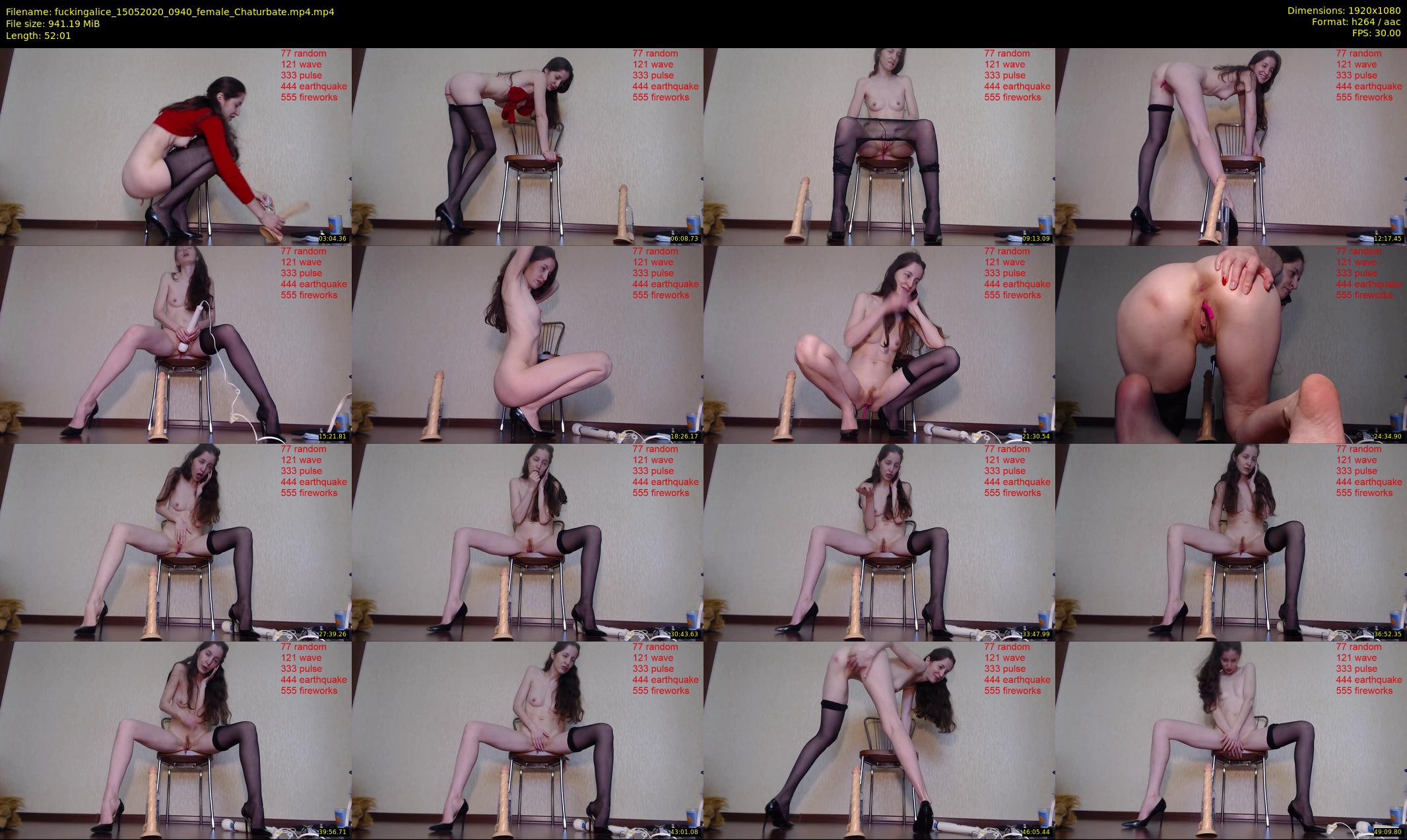 fuckingalice — 53 minute Chaturbate female cam show recording, 1080p, May 15, 2020