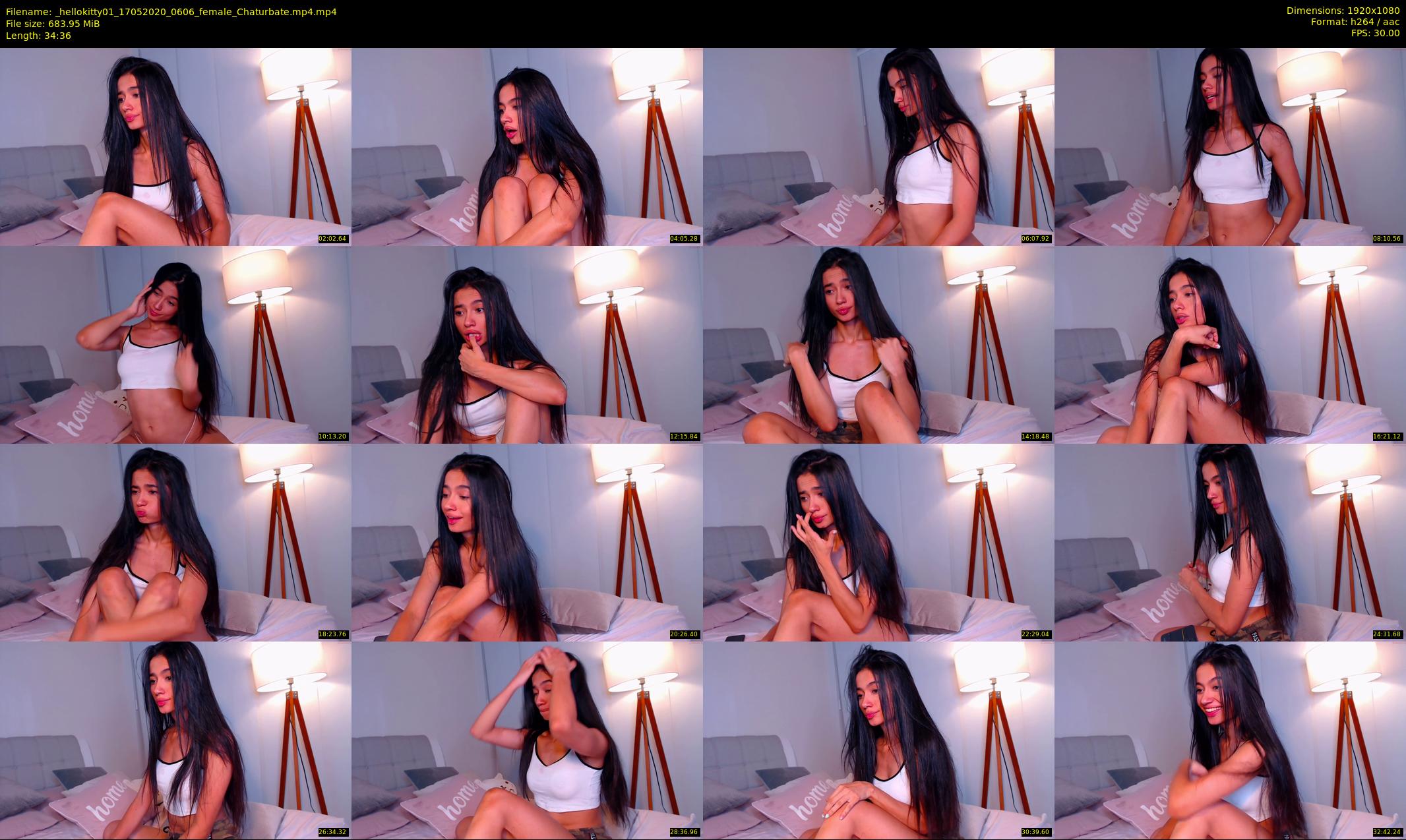 _hellokitty01 — 35 minute Chaturbate female cam show recording, 1080p, May 17, 2020