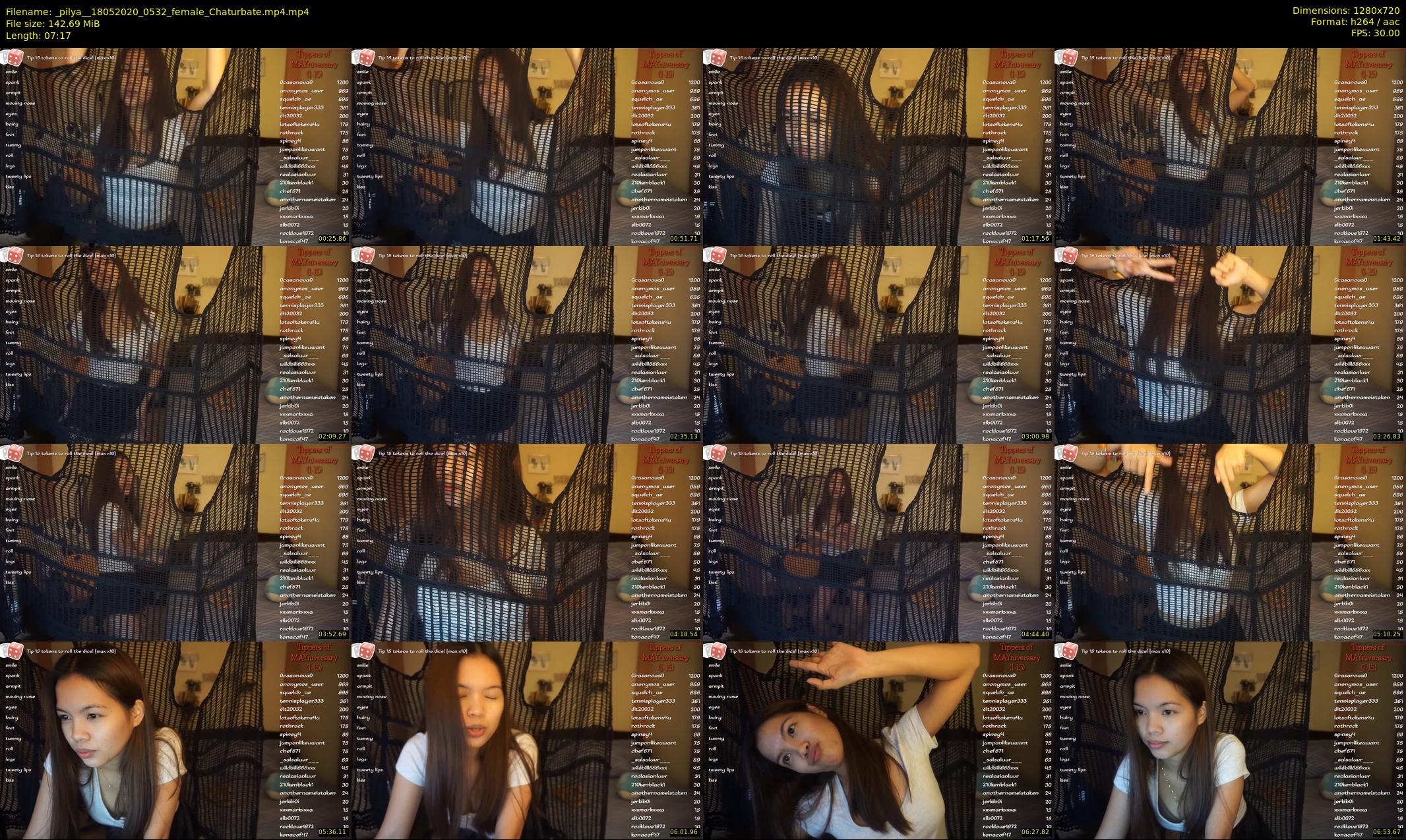 _pilya_ — 8 minute Chaturbate female cam show recording, 720p, May 18, 2020