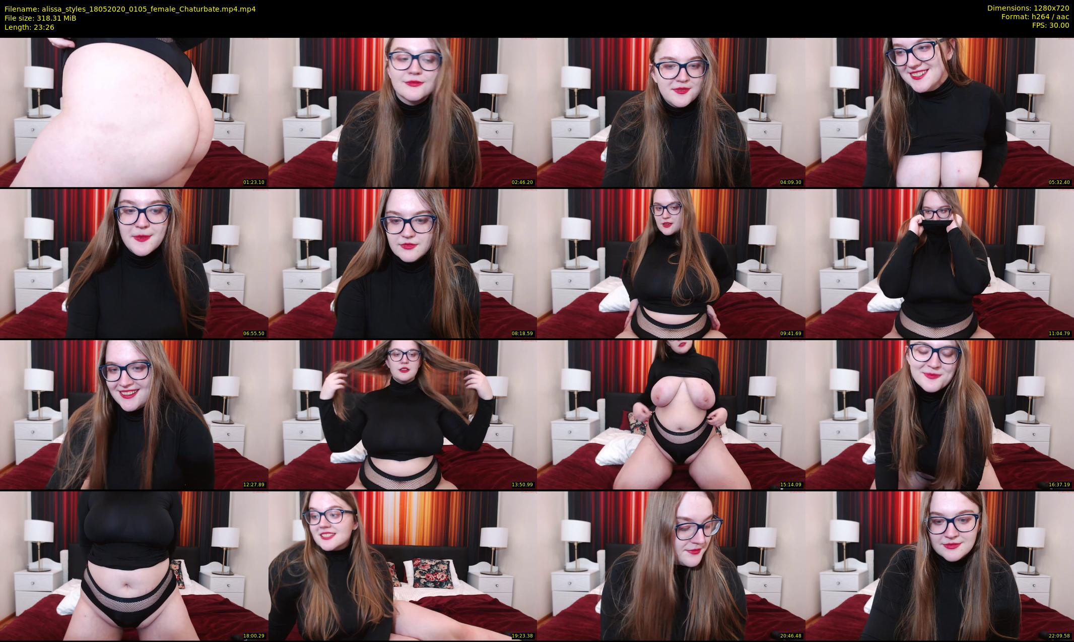 alissa_styles — 24 minute Chaturbate female cam show recording, 720p, May 18, 2020