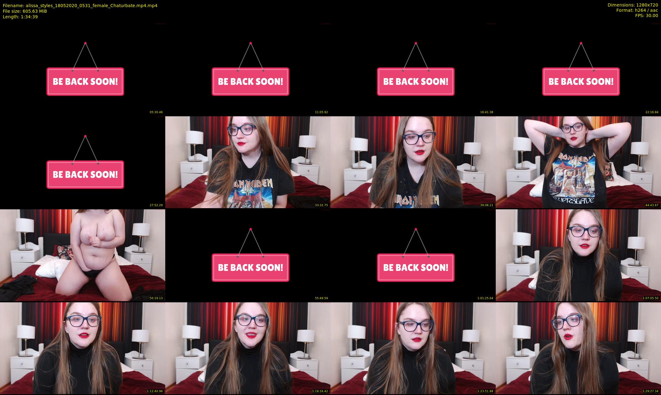alissa_styles — 95 minute Chaturbate female cam show recording, 720p, May 18, 2020