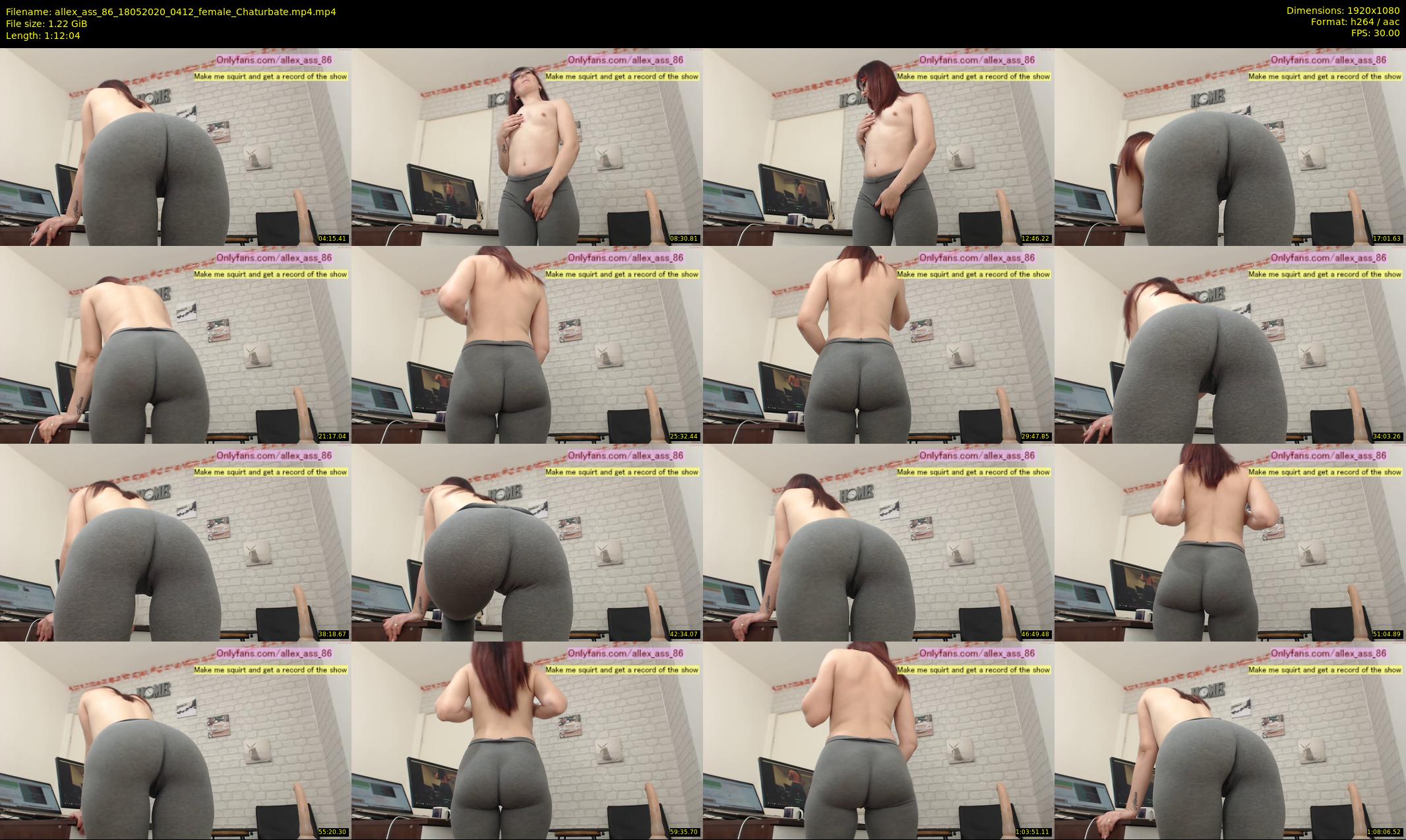 allex_ass_86 — 73 minute Chaturbate female cam show recording, 1080p, May 18, 2020