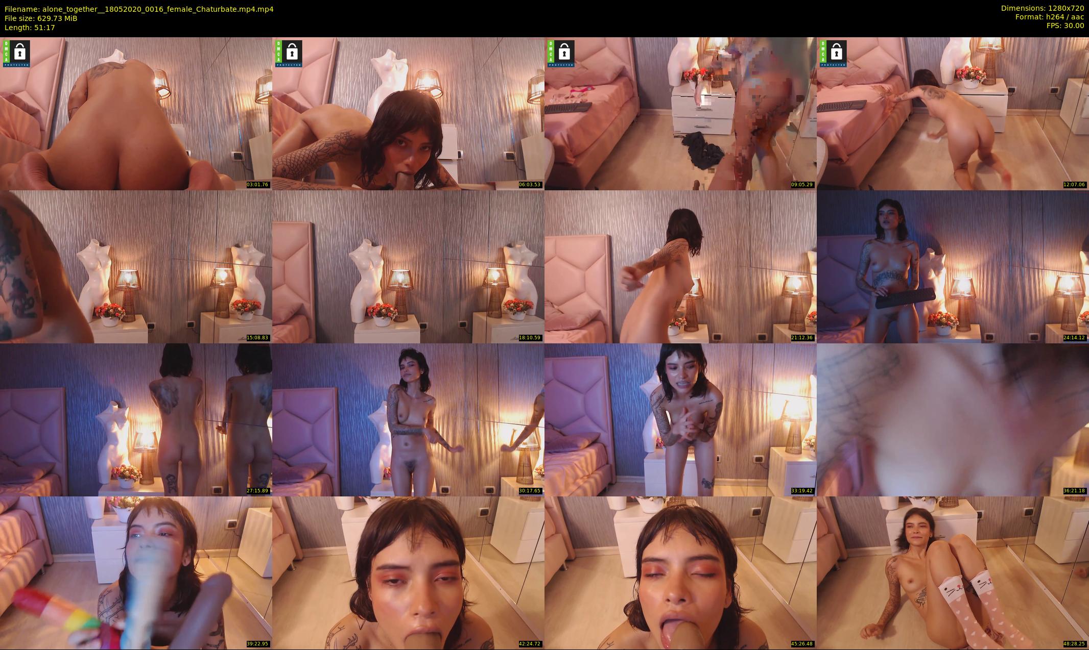 alone_together_ — 52 minute Chaturbate female cam show recording, 720p, May 18, 2020