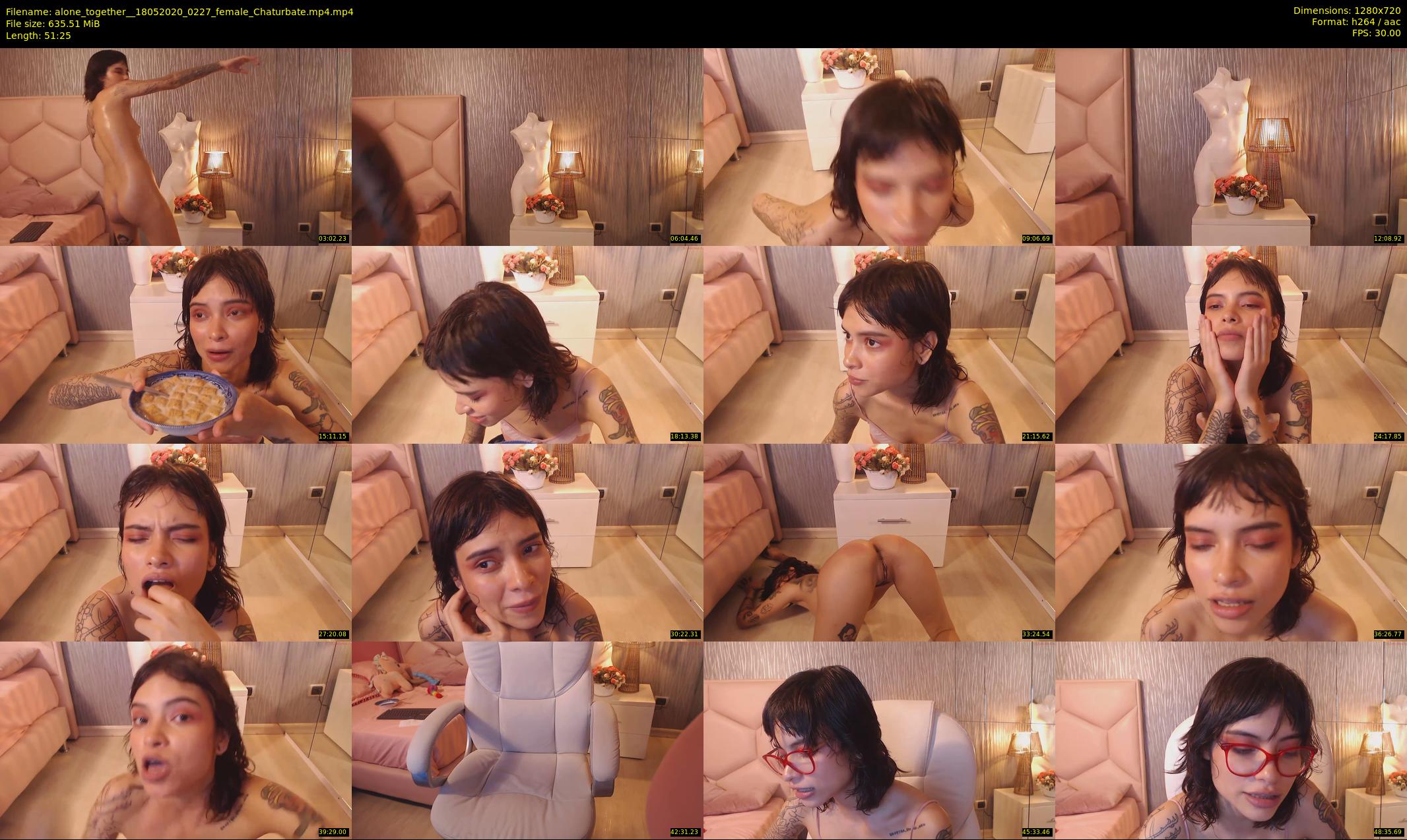 alone_together_ — 52 minute Chaturbate female cam show recording, 720p, May 18, 2020