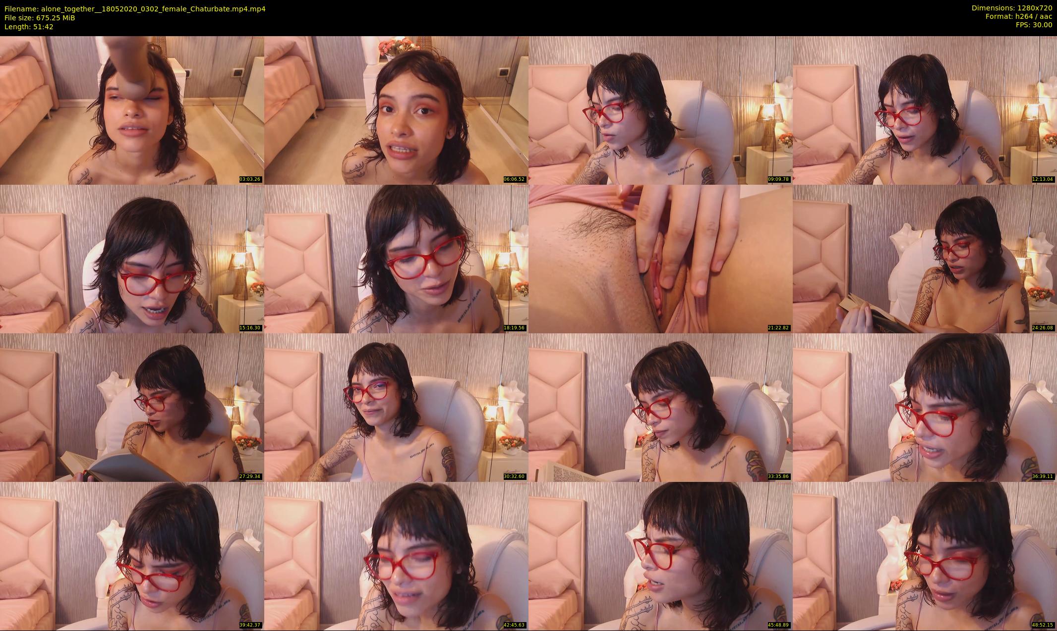 alone_together_ — 52 minute Chaturbate female cam show recording, 720p, May 18, 2020