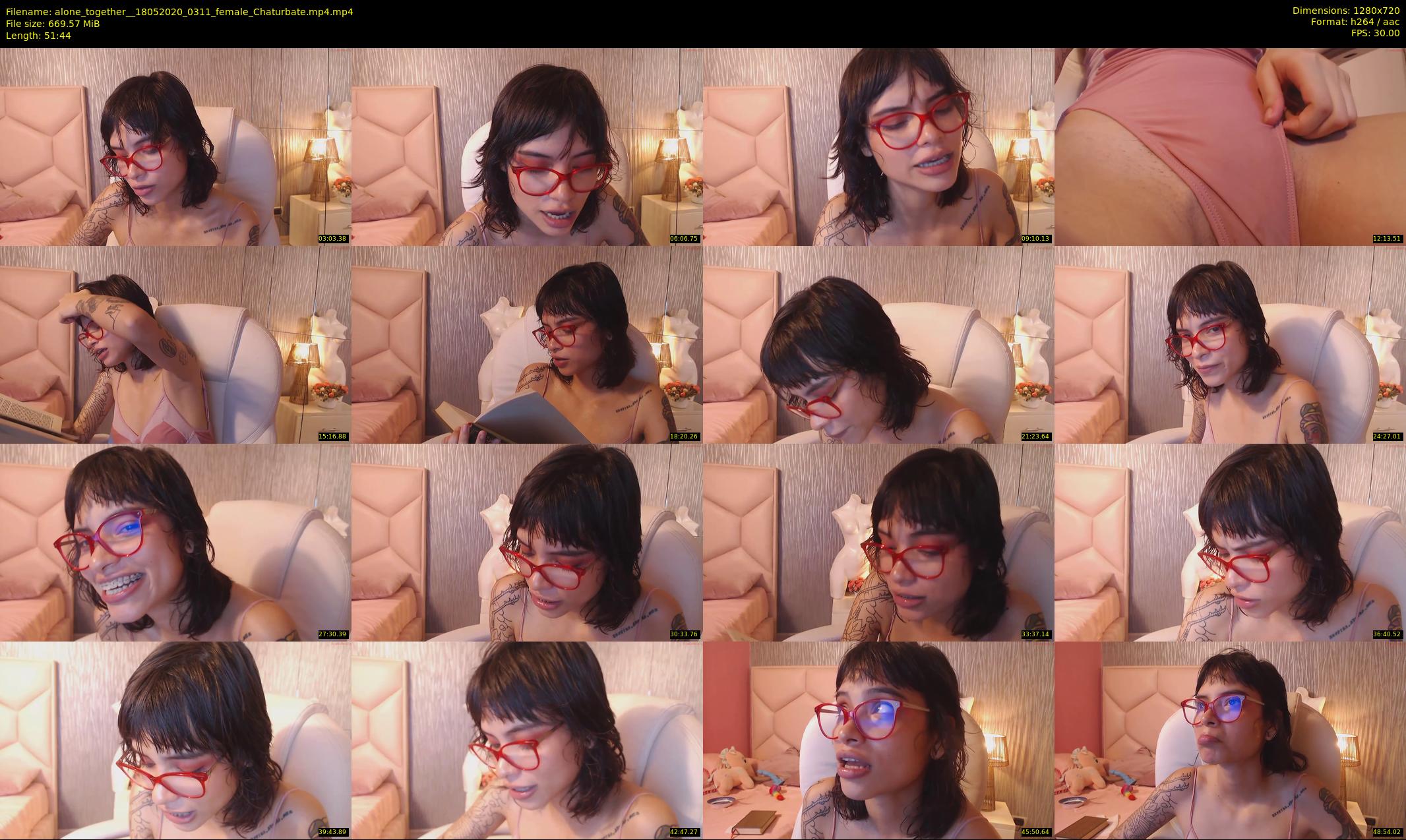 alone_together_ — 52 minute Chaturbate female cam show recording, 720p, May 18, 2020