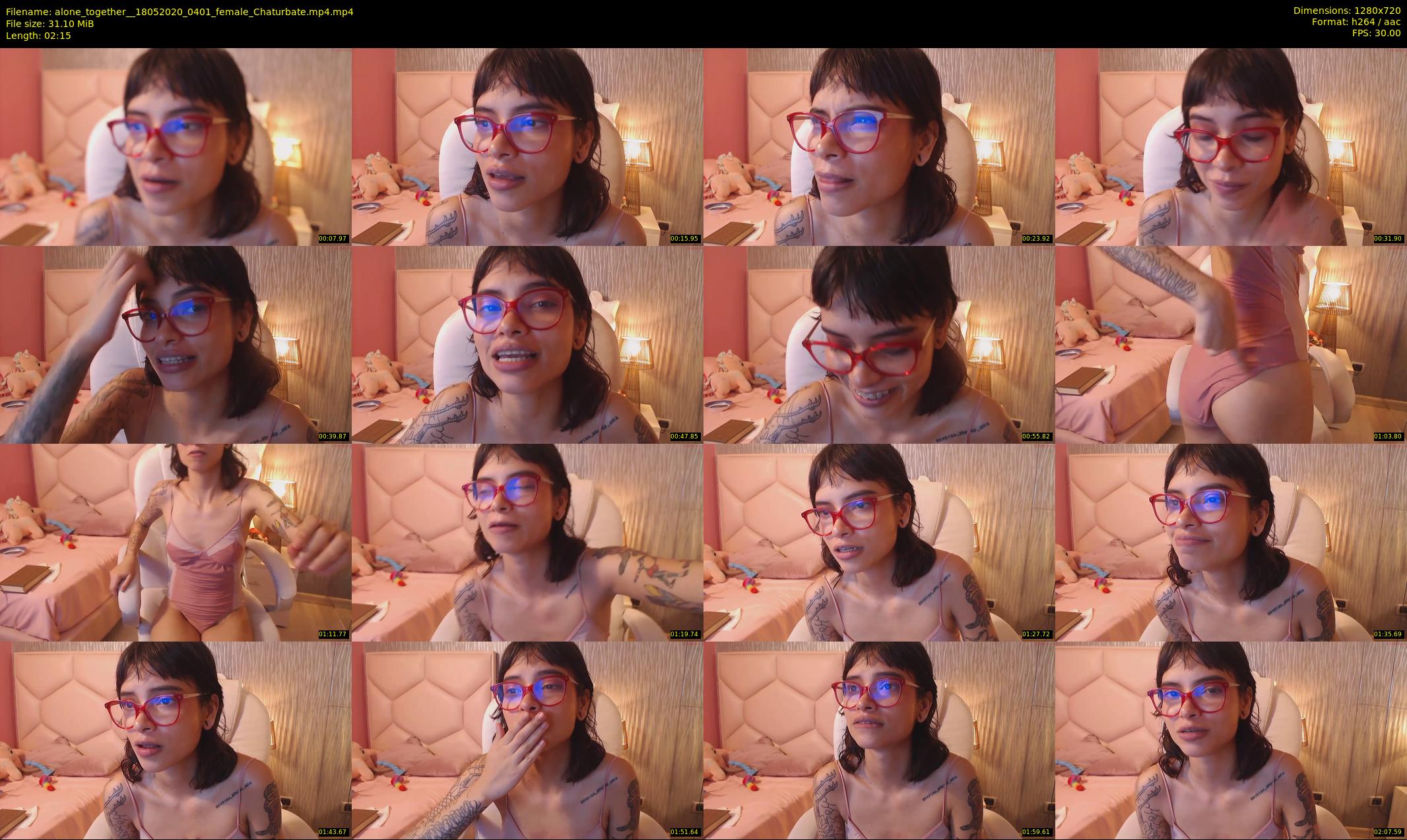 alone_together_ — 3 minute Chaturbate female cam show recording, 720p, May 18, 2020