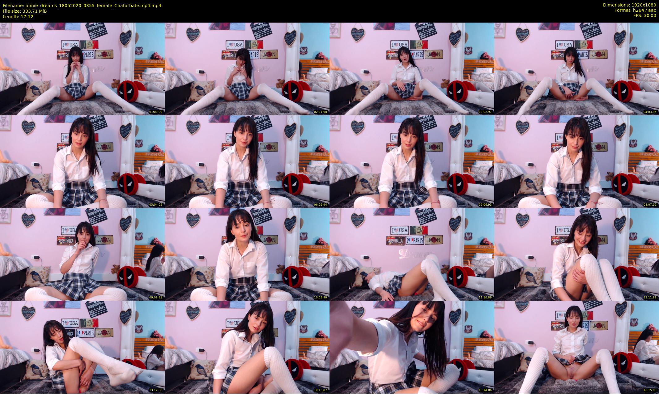 annie_dreams — 18 minute Chaturbate female cam show recording, 1080p, May 18, 2020