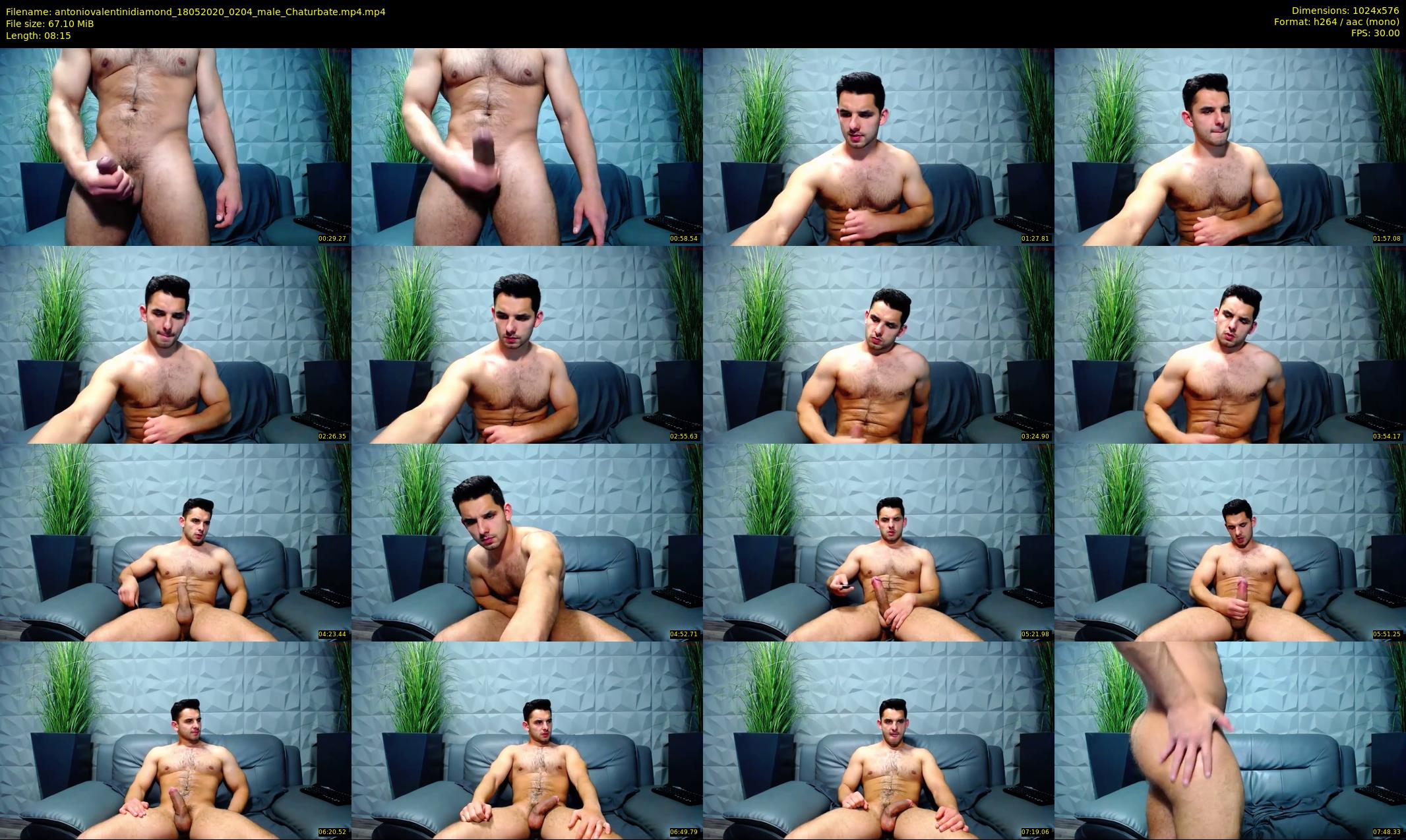 antoniovalentinidiamond — 9 minute Chaturbate male cam show recording, 480p, May 18, 2020
