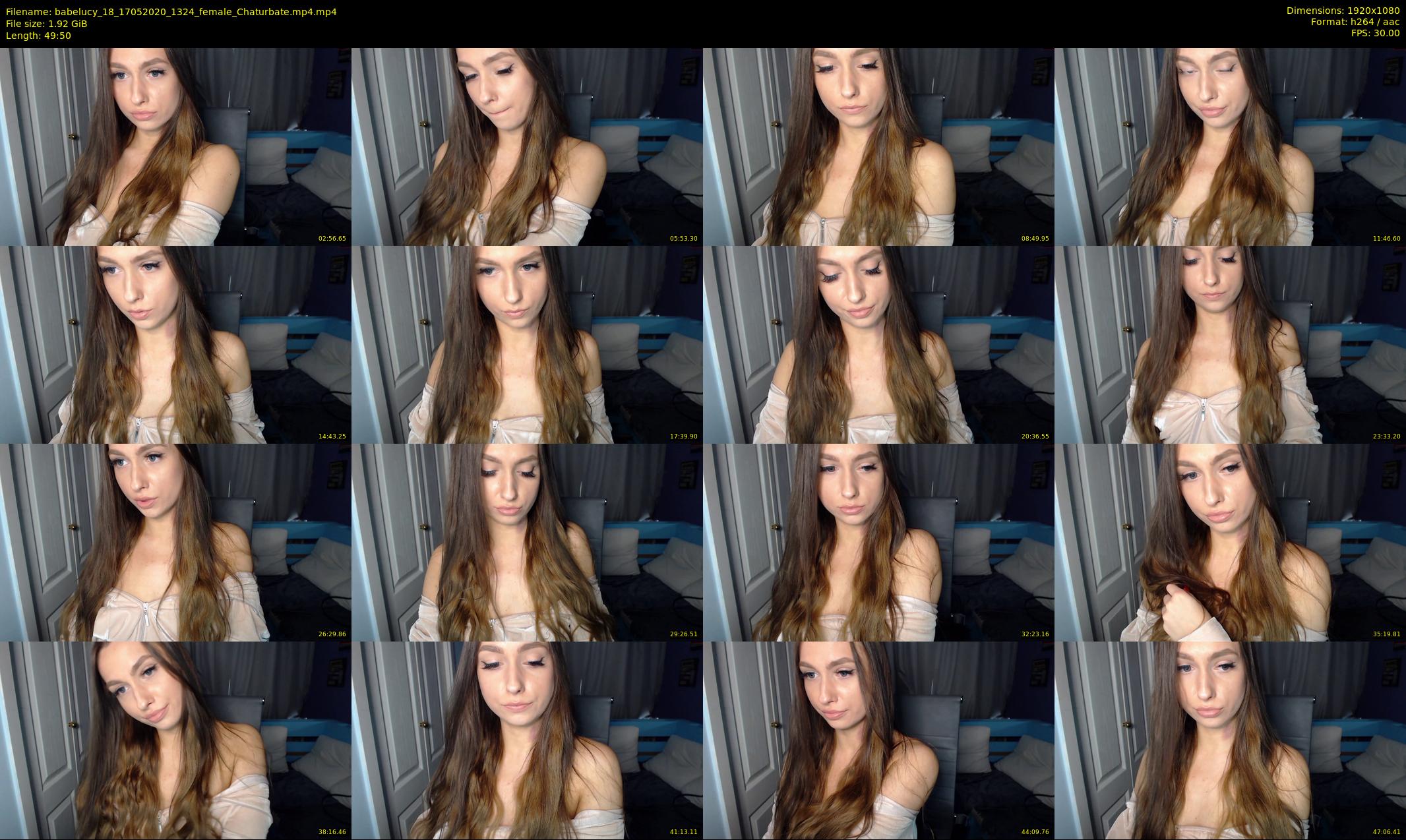 babelucy_18 — 50 minute Chaturbate female cam show recording, 1080p, May 17, 2020