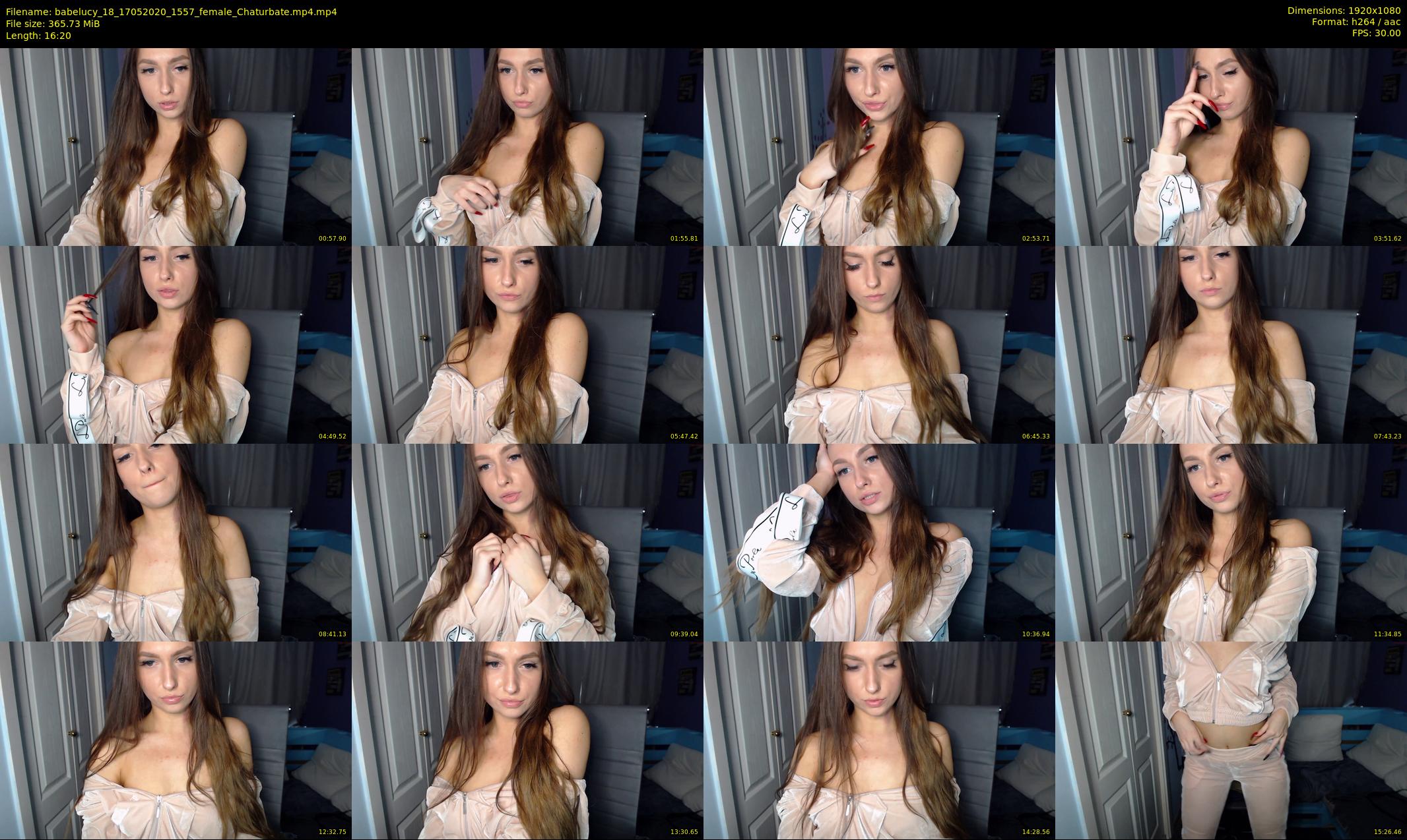 babelucy_18 — 17 minute Chaturbate female cam show recording, 1080p, May 17, 2020