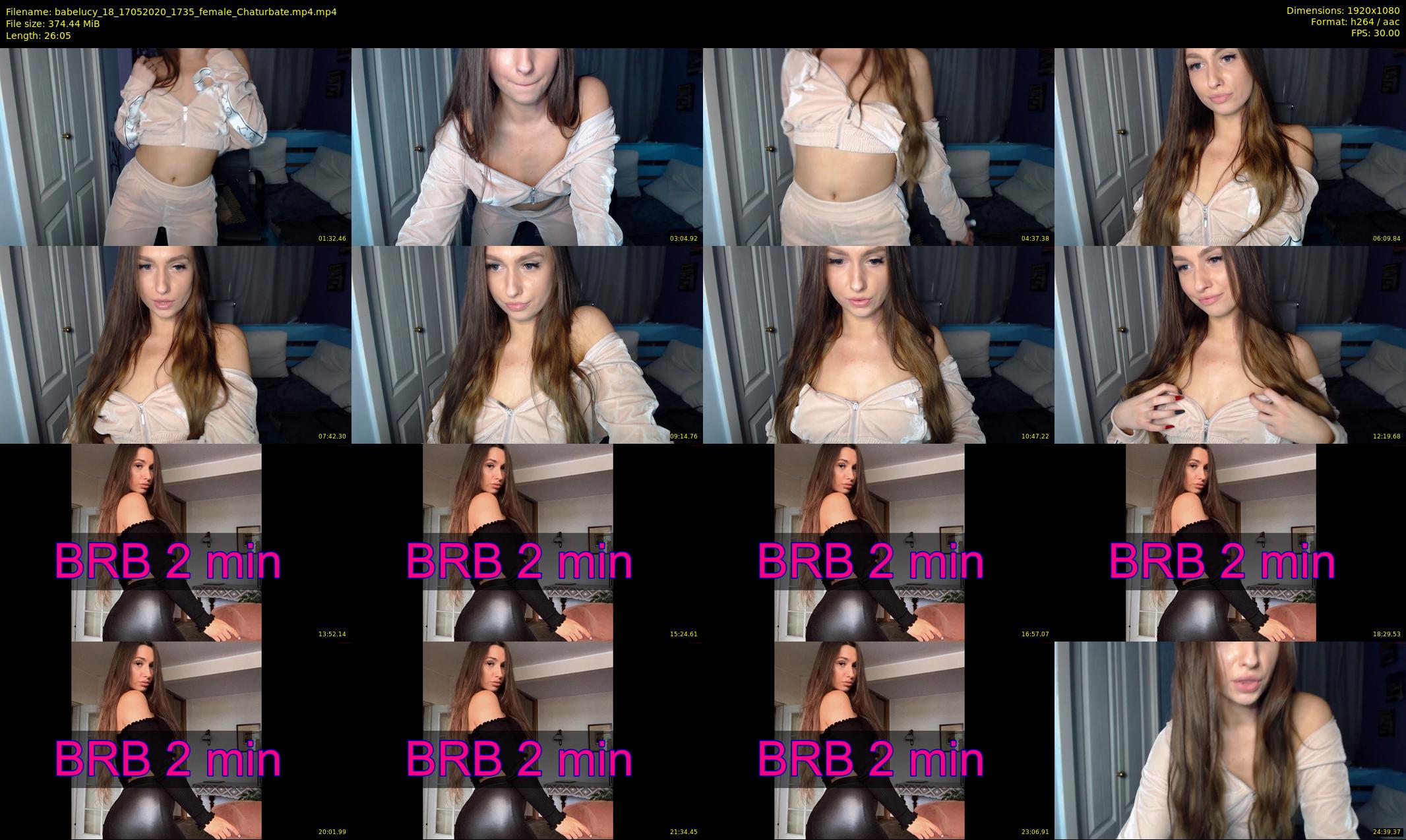 babelucy_18 — 27 minute Chaturbate female cam show recording, 1080p, May 17, 2020