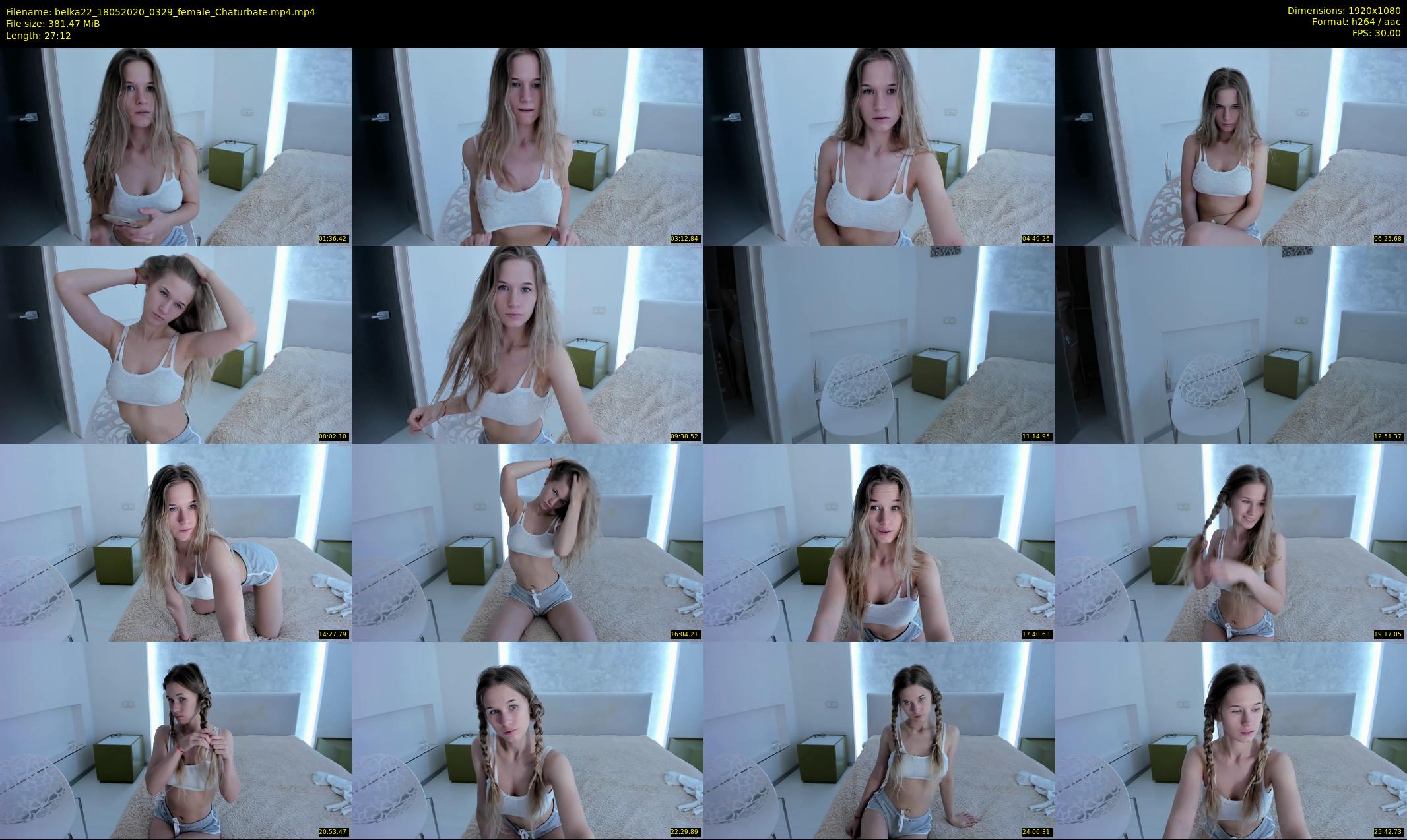 belka22 — 28 minute Chaturbate female cam show recording, 1080p, May 18, 2020