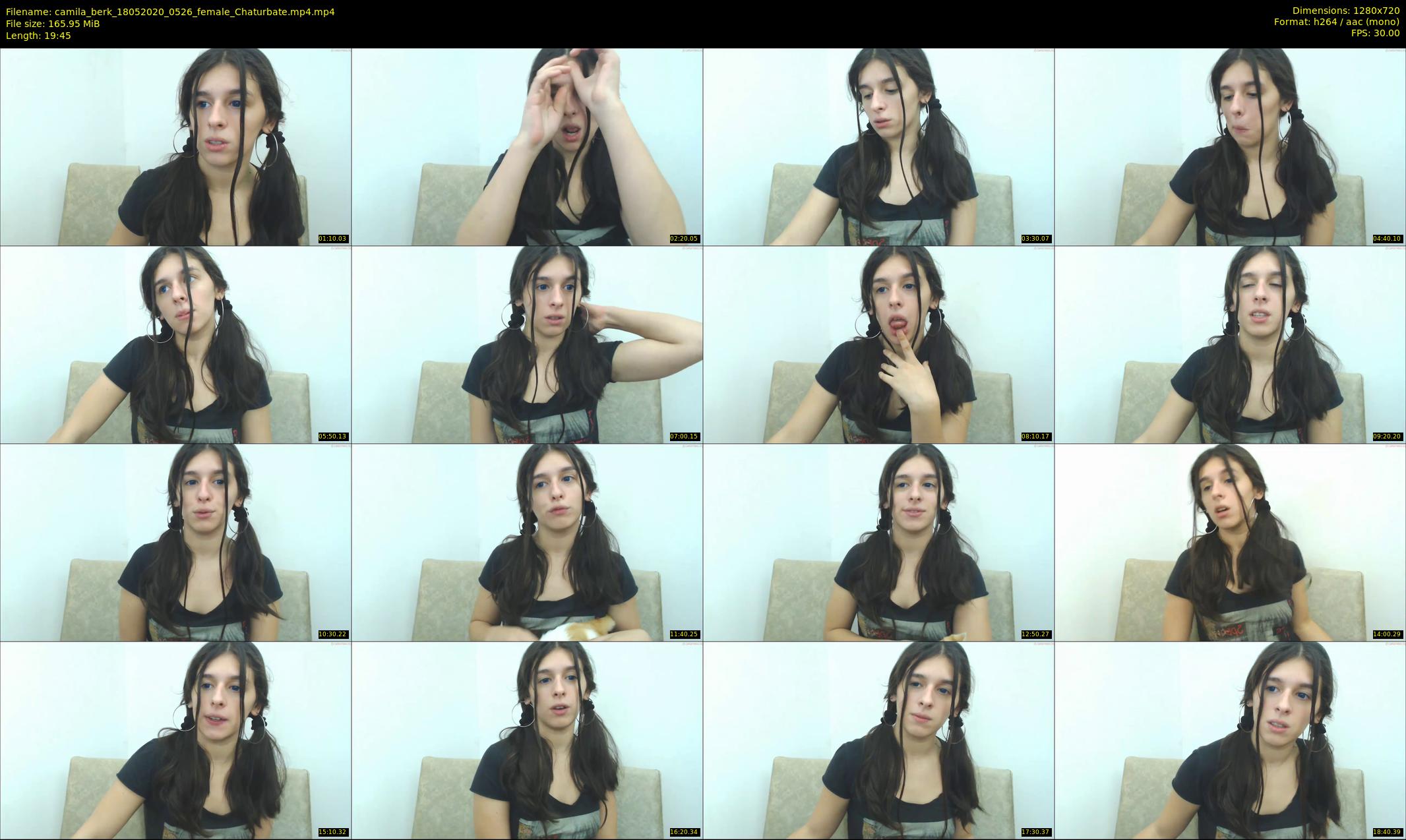 camila_berk — 20 minute Chaturbate female cam show recording, 720p, May 18, 2020