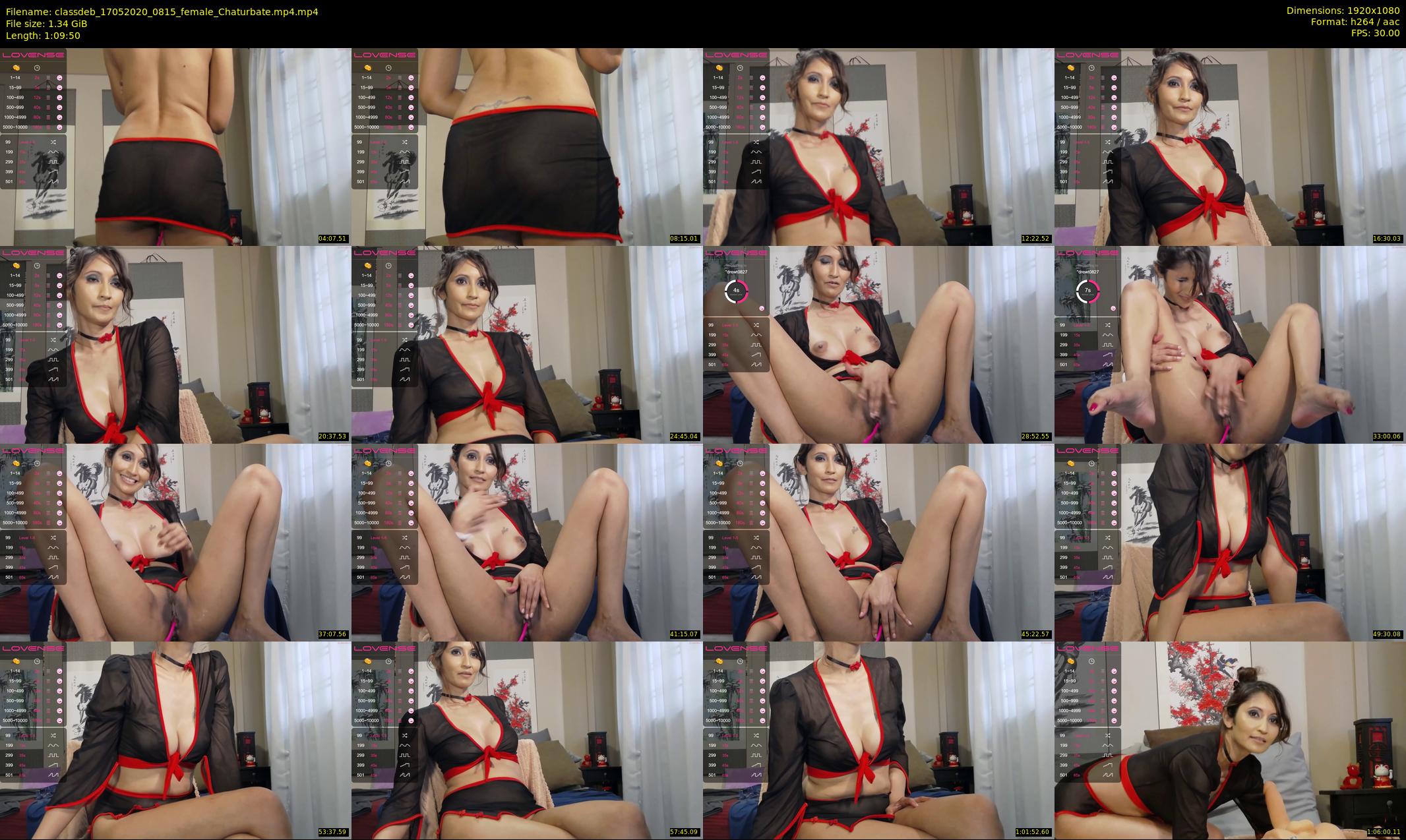 classdeb — 70 minute Chaturbate female cam show recording, 1080p, May 17, 2020