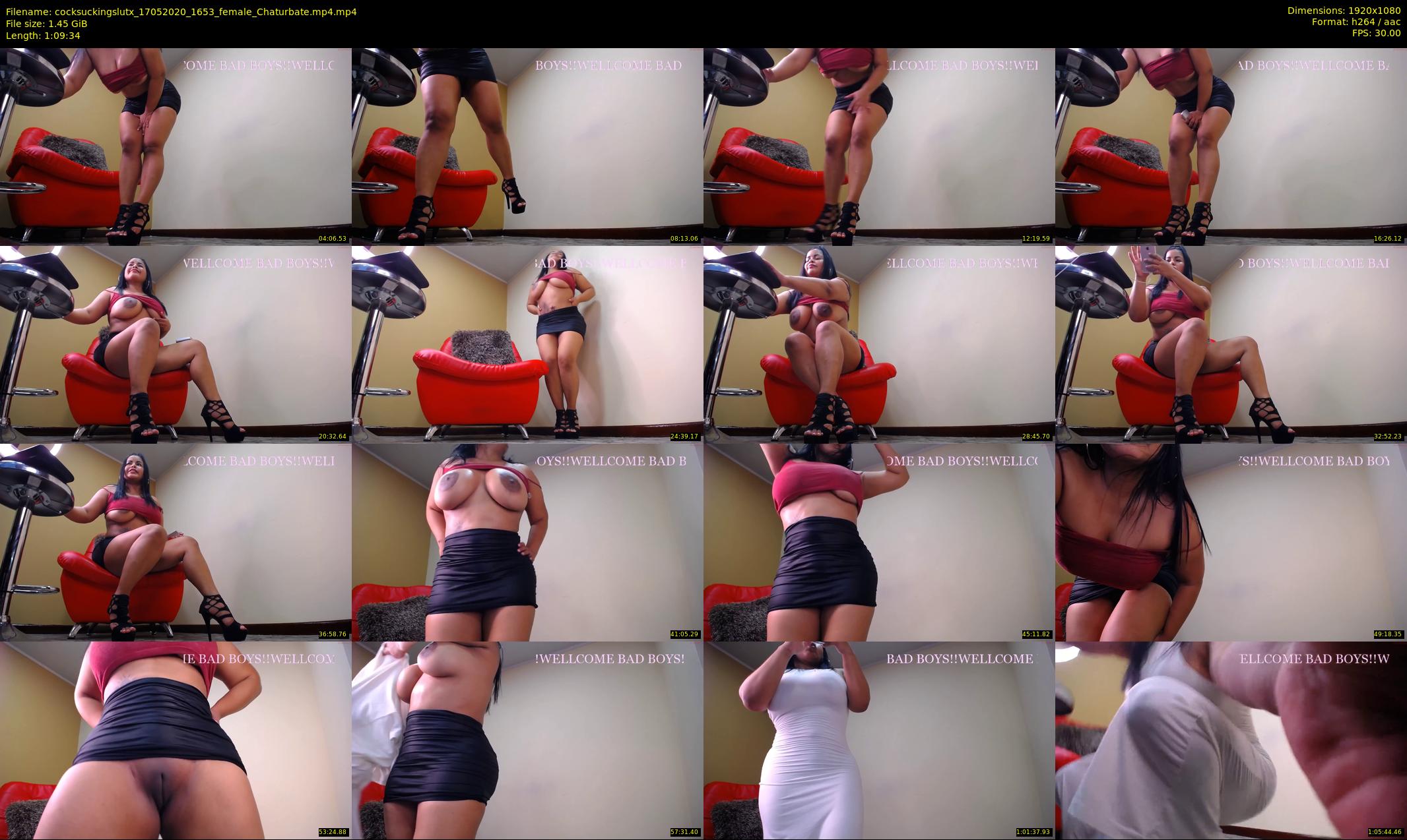 cocksuckingslutx — 70 minute Chaturbate female cam show recording, 1080p, May 17, 2020