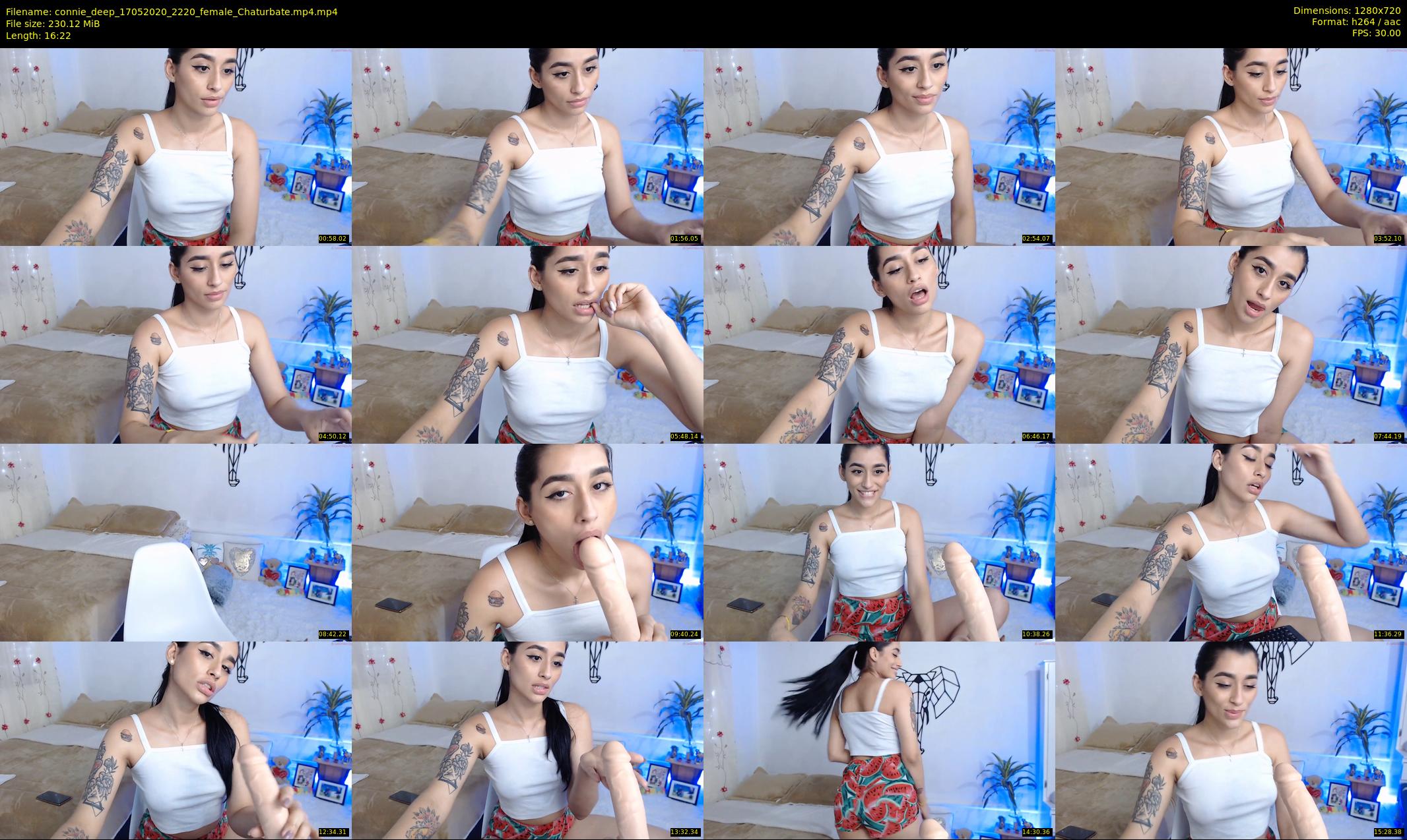connie_deep — 17 minute Chaturbate female cam show recording, 720p, May 17, 2020
