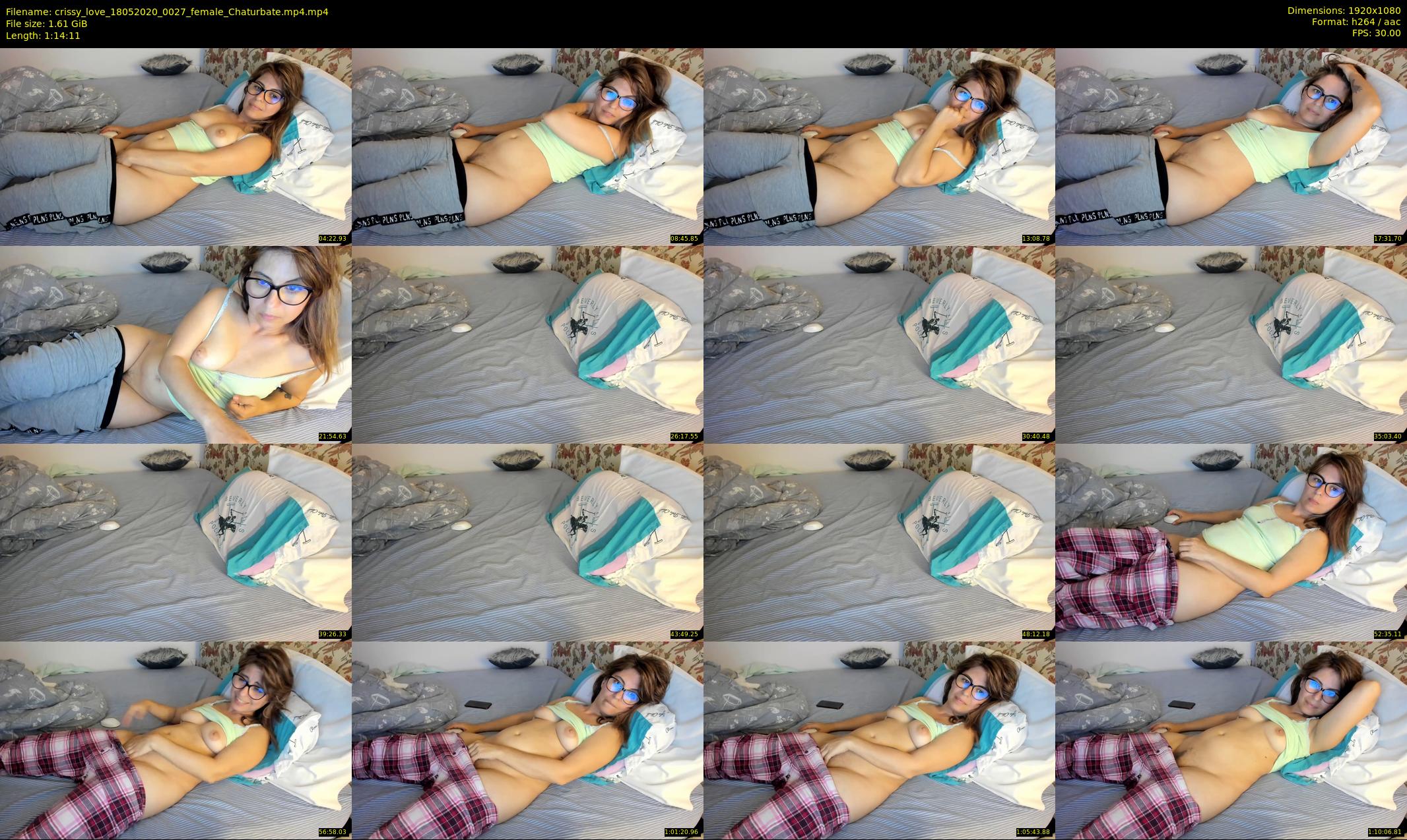 crissy_love — 75 minute Chaturbate female cam show recording, 1080p, May 18, 2020