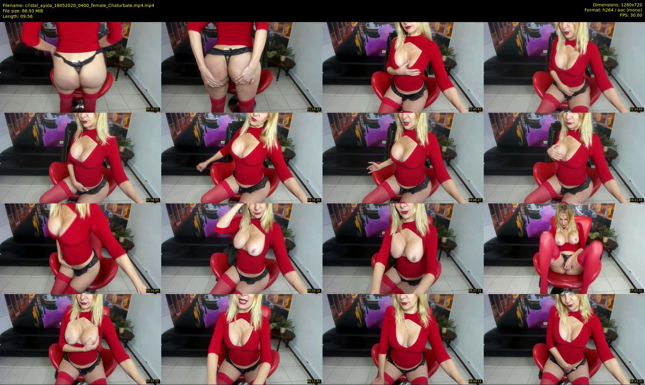 cristal_ayala — 10 minute Chaturbate female cam show recording, 720p, May 18, 2020