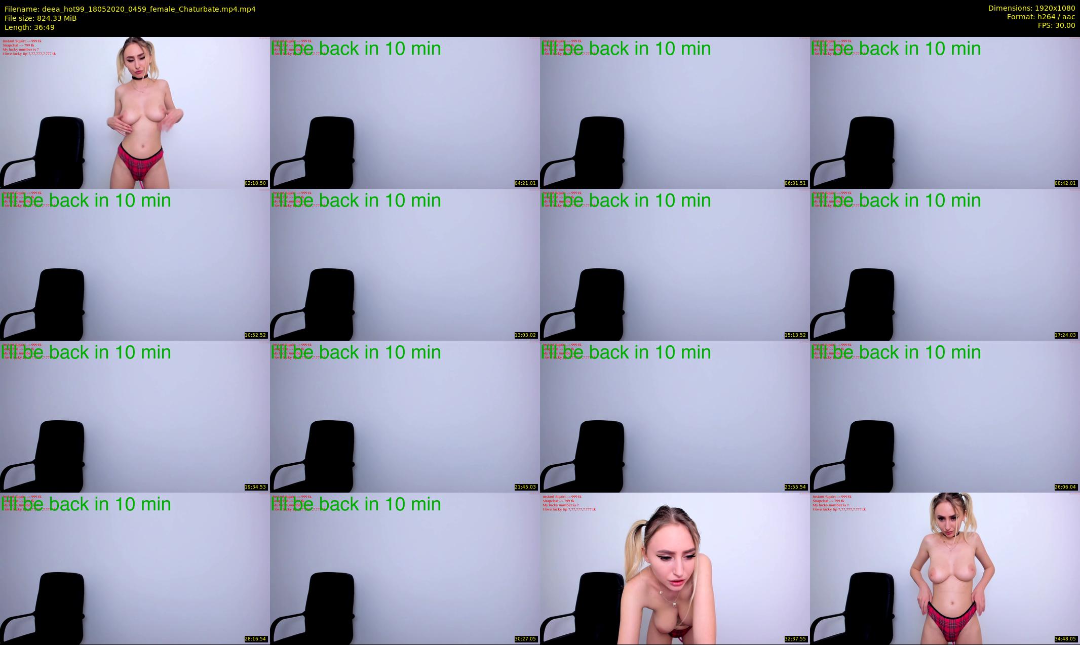 deea_hot99 — 37 minute Chaturbate female cam show recording, 1080p, May 18, 2020