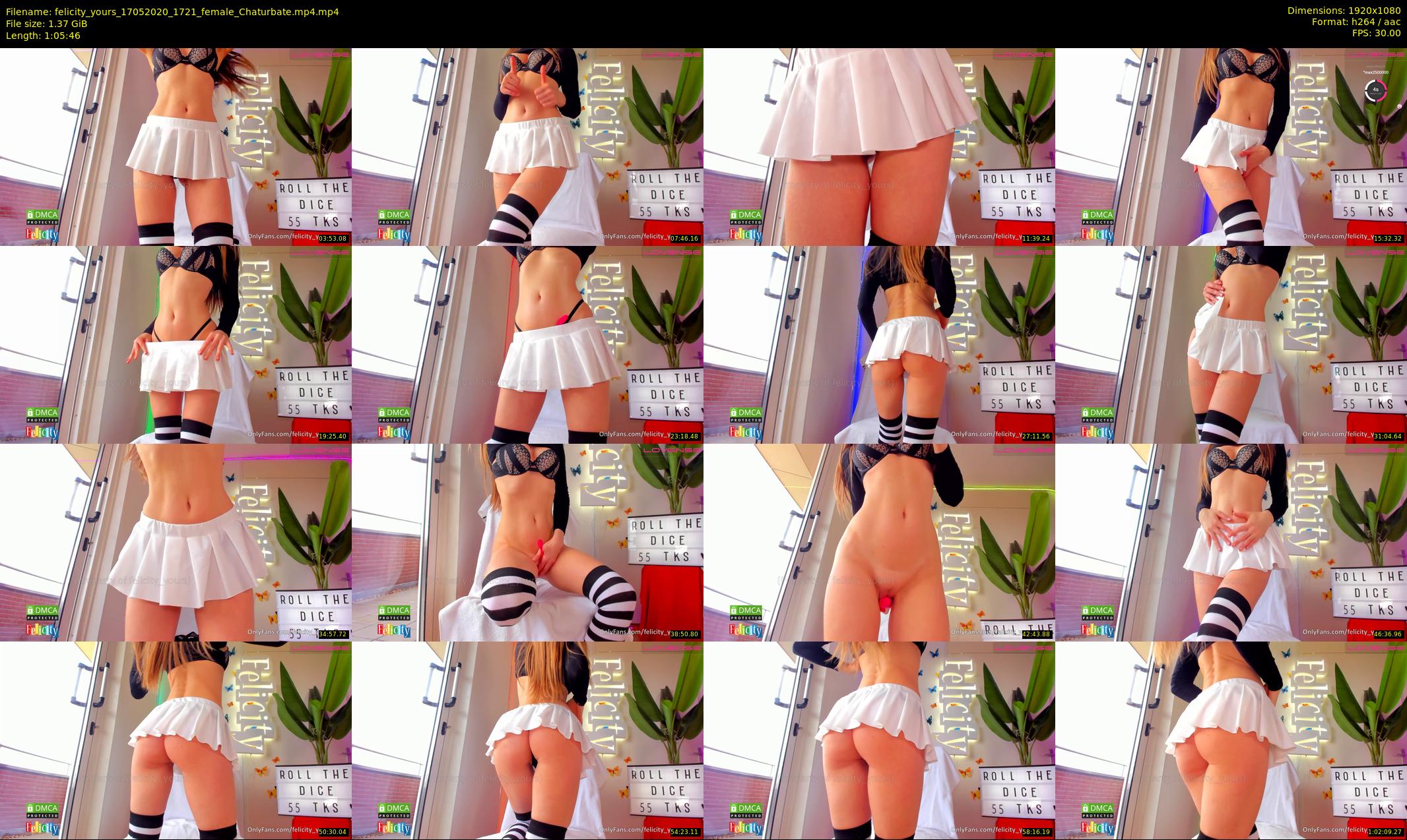 felicity_yours — 66 minute Chaturbate female cam show recording, 1080p, May 17, 2020