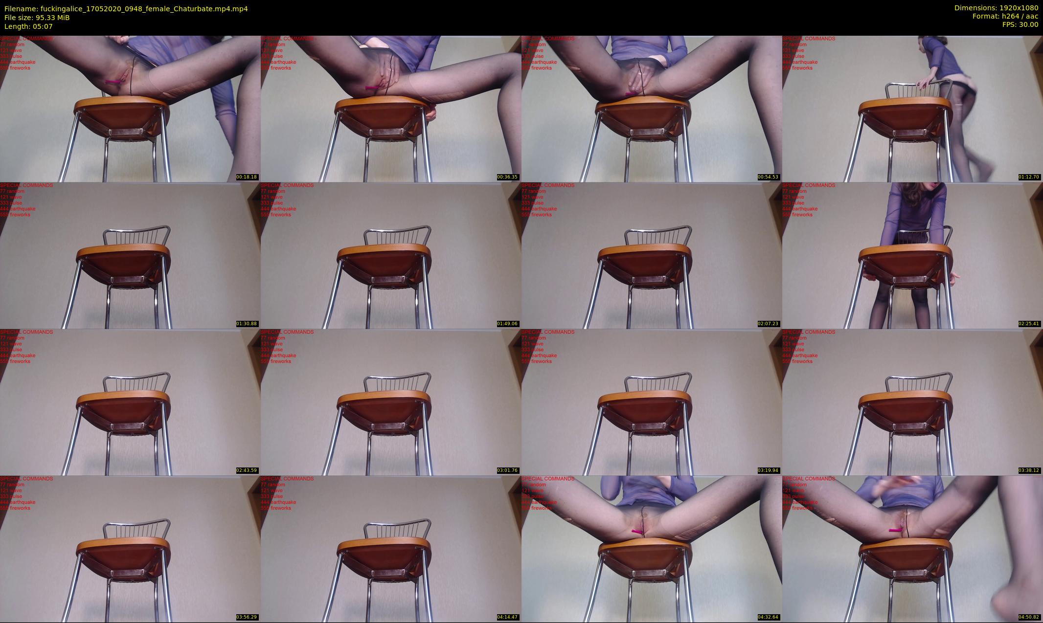 fuckingalice — 6 minute Chaturbate female cam show recording, 1080p, May 17, 2020