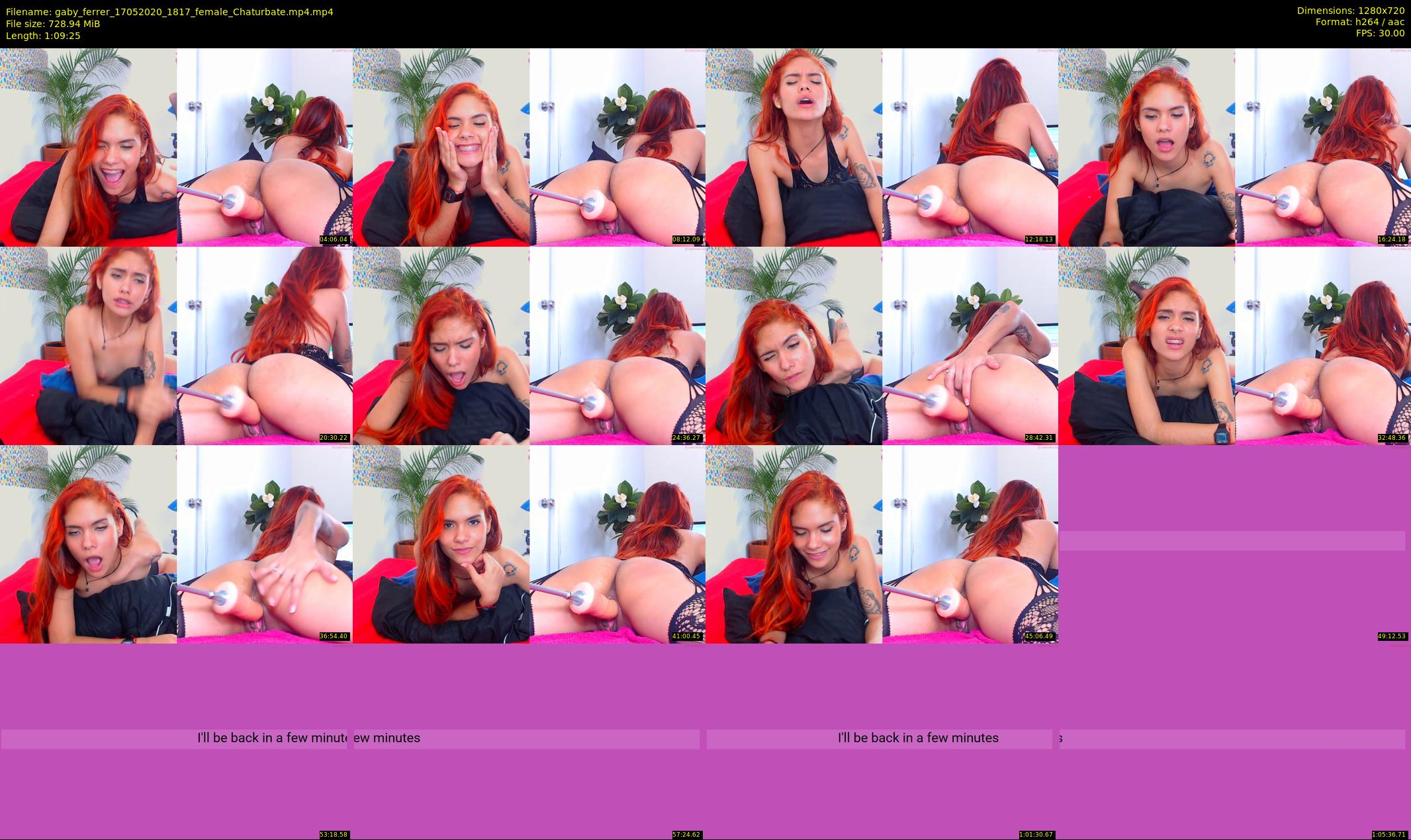 gaby_ferrer — 70 minute Chaturbate female cam show recording, 720p, May 17, 2020
