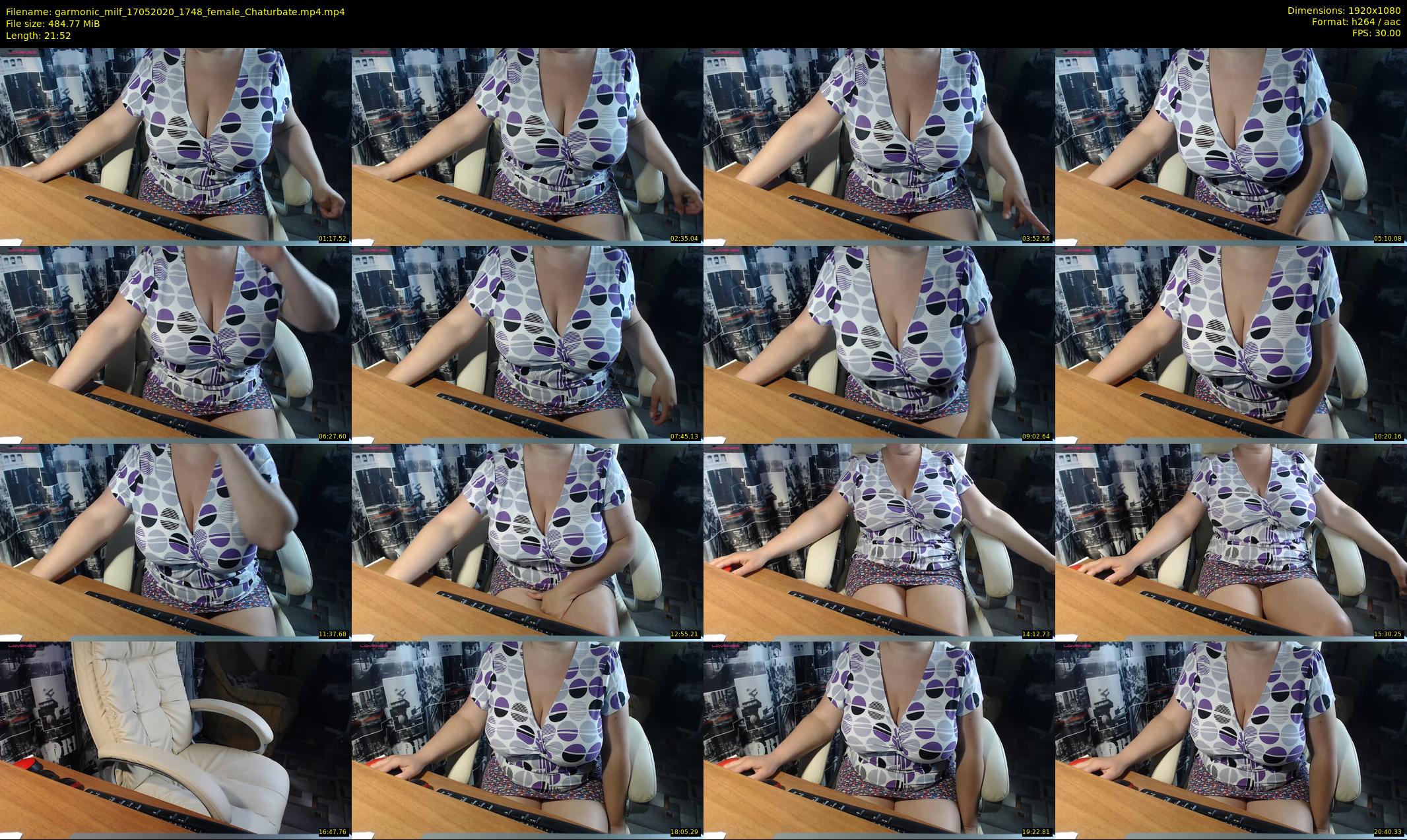 garmonic_milf — 22 minute Chaturbate female cam show recording, 1080p, May 17, 2020